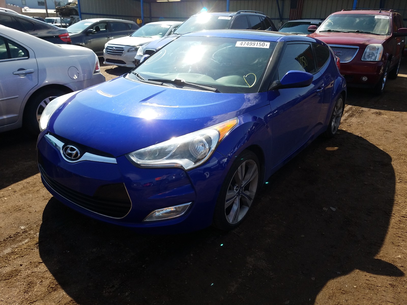 Photo 2 from auction – 2013 HYUNDAI VELOSTER with VIN KMHTC6AD7DU148066