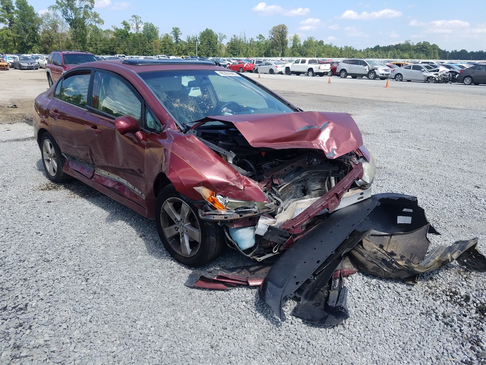 HONDA CIVIC EXL 2008 with VIN 2HGFA16958H501963 - Photo from auction