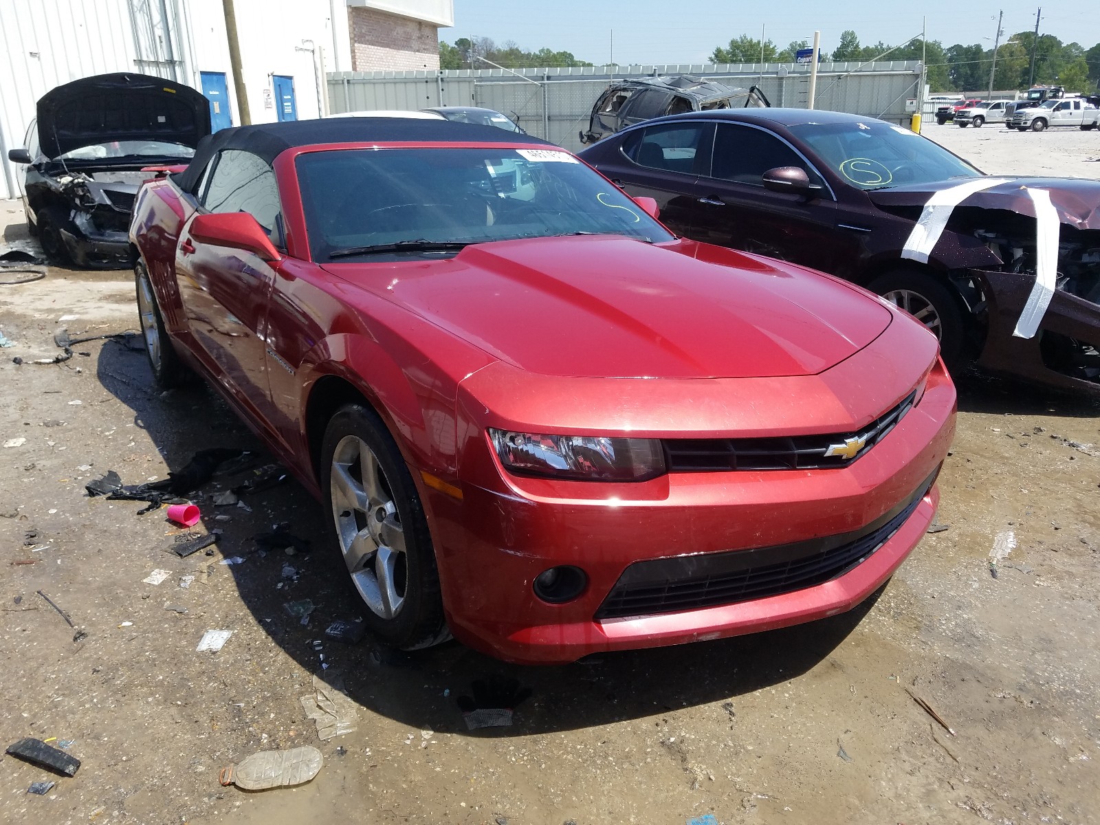 CHEVROLET CAMARO LT 2015 with VIN 2G1FD3D39F9297023 - Photo from auction