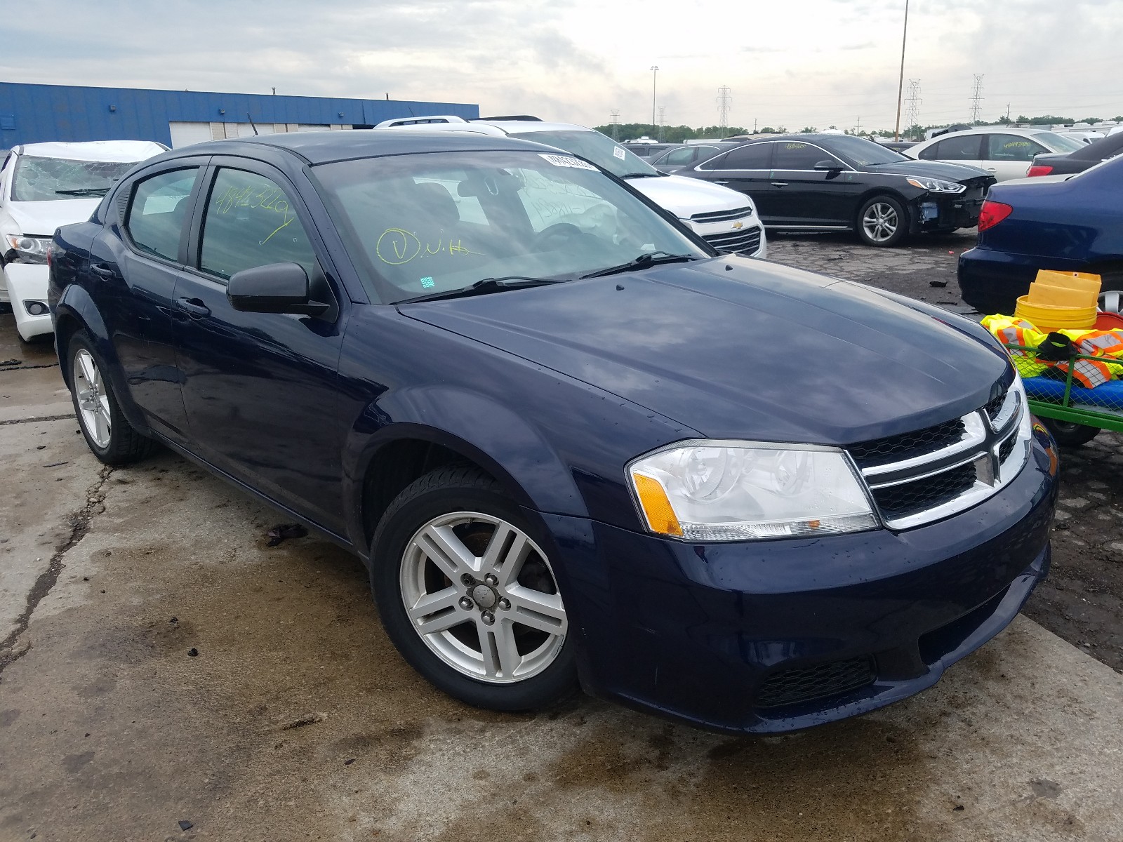 Photo 1 from auction – 2014 DODGE AVENGER SE with VIN 1C3CDZABXEN169365