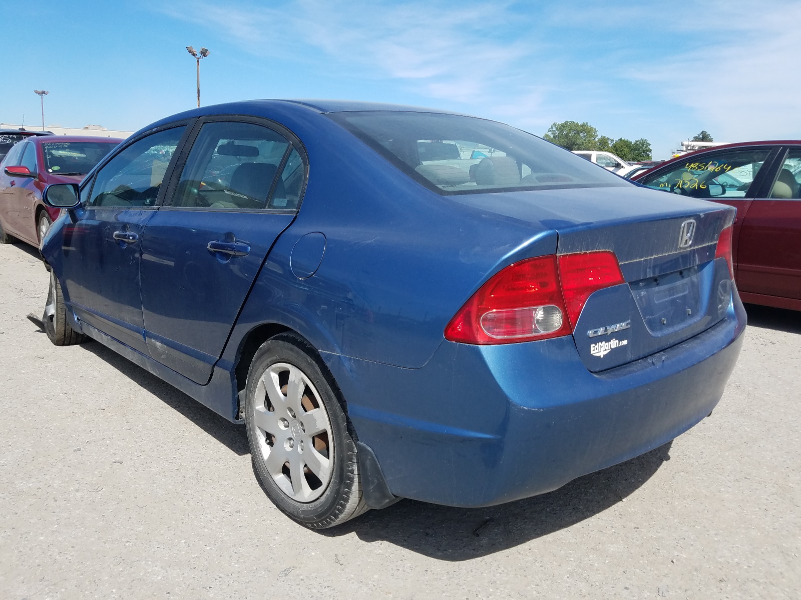 Photo 3 from auction – 2008 HONDA CIVIC LX with VIN 1HGFA16558L100400