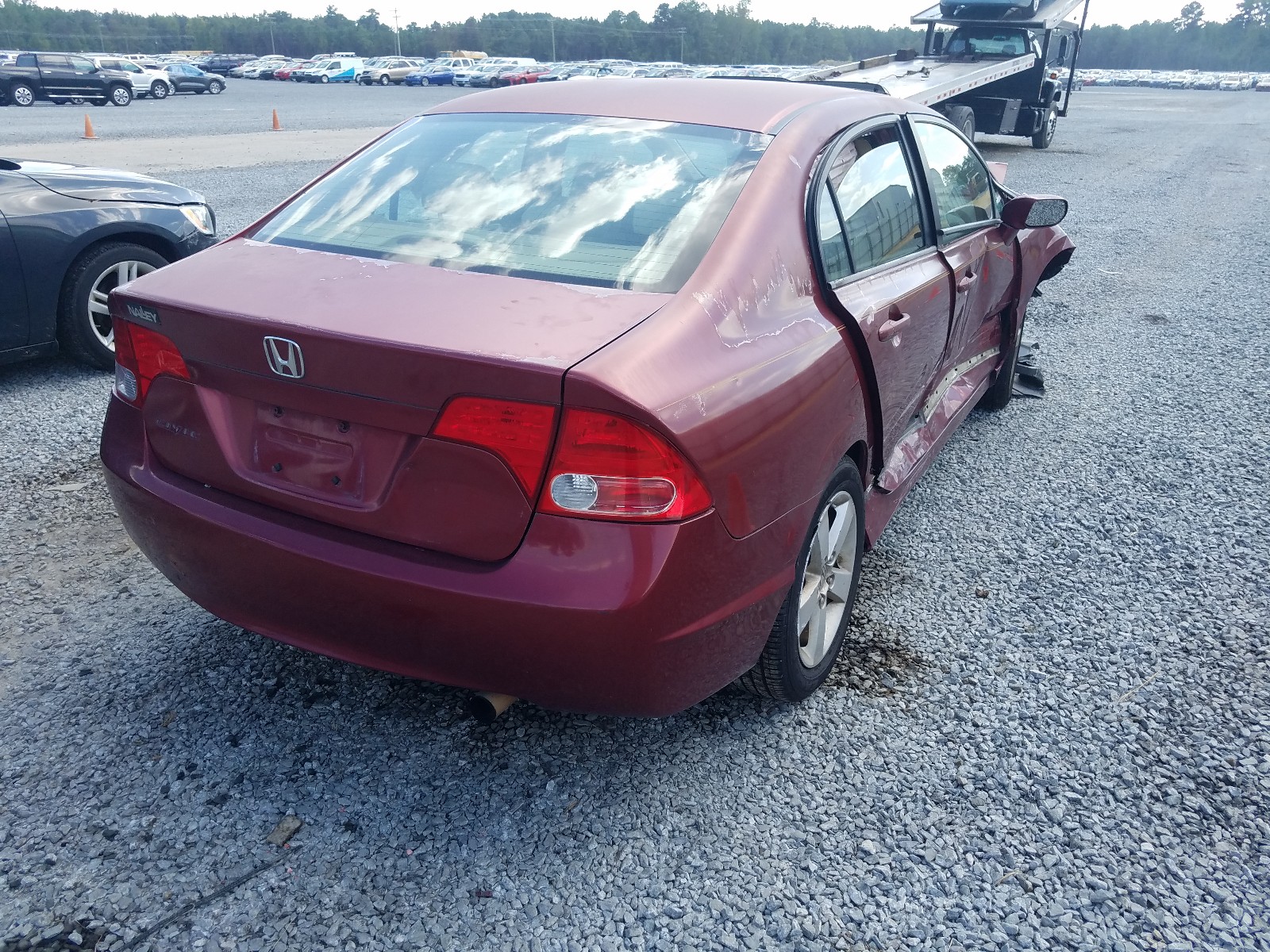 Photo 4 from auction – 2008 HONDA CIVIC EXL with VIN 2HGFA16958H501963