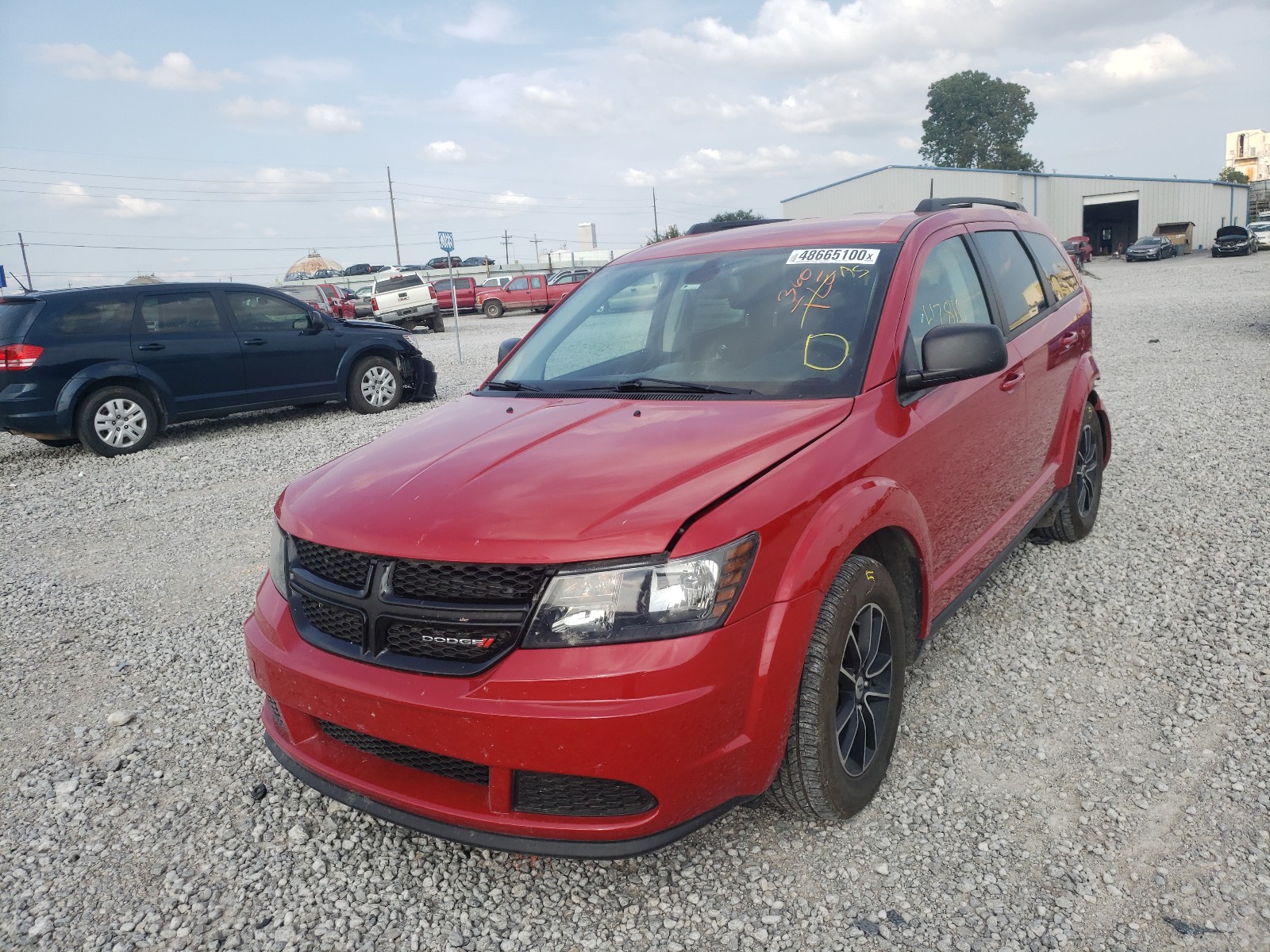 Photo 2 from auction – 2018 DODGE JOURNEY SE with VIN 3C4PDCAB7JT527302