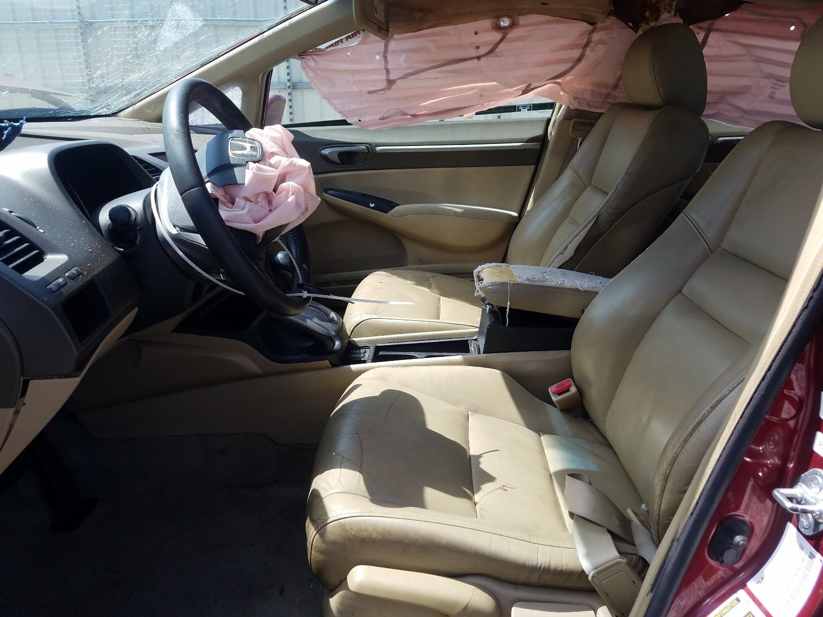 Photo 5 from auction – 2008 HONDA CIVIC EXL with VIN 2HGFA16958H501963