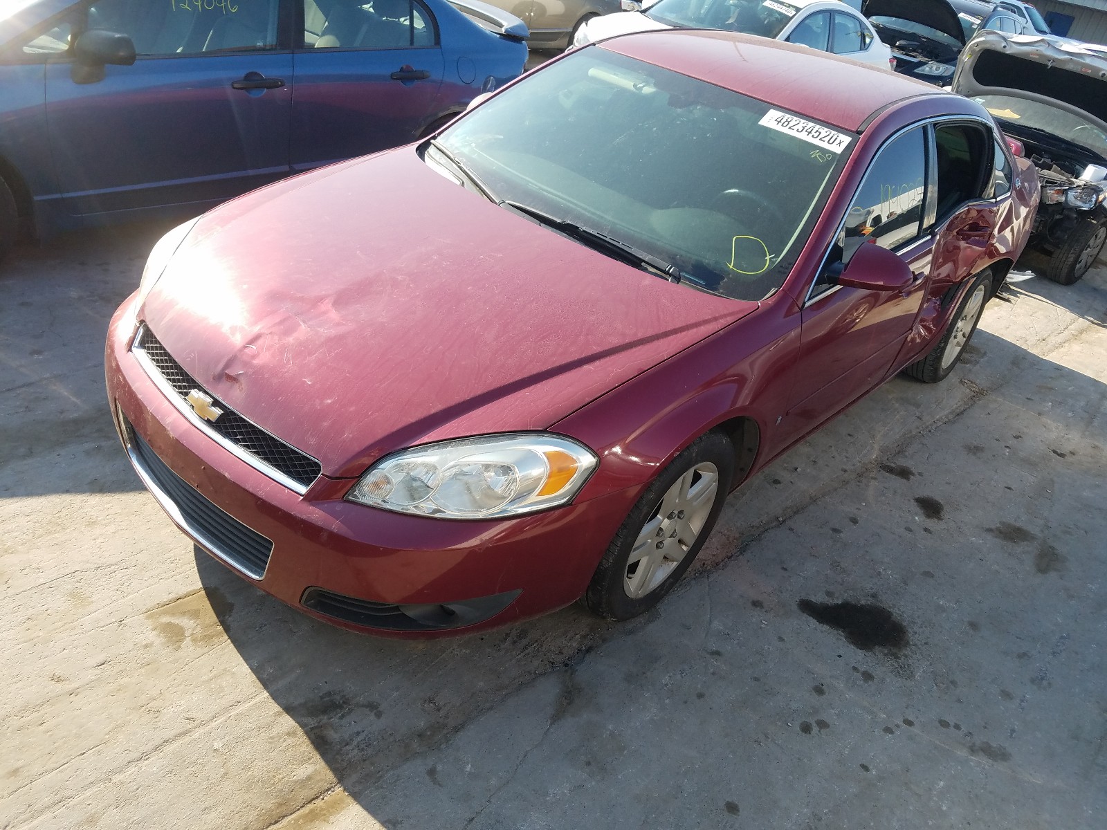 Photo 2 from auction – 2006 CHEVROLET IMPALA LT with VIN 2G1WC581X69171910