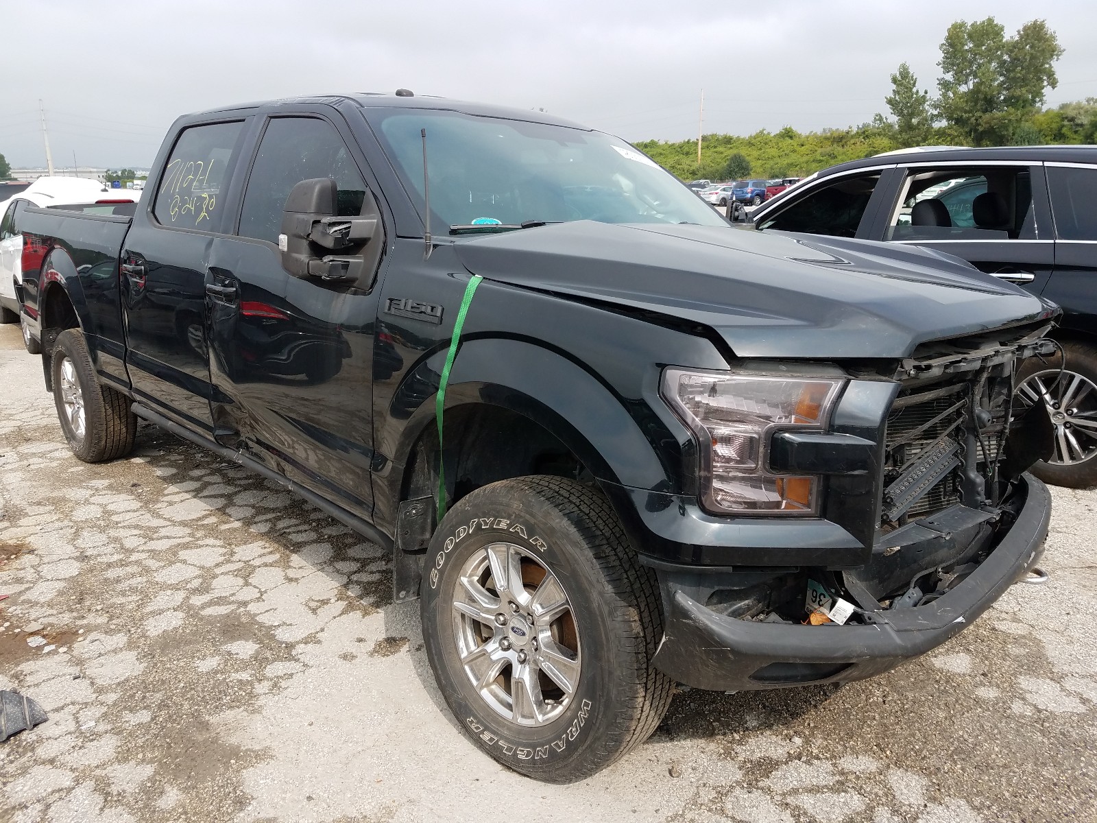 FORD F150 SUPER 2016 with VIN 1FTFW1EFXGFC34696 - Photo from auction