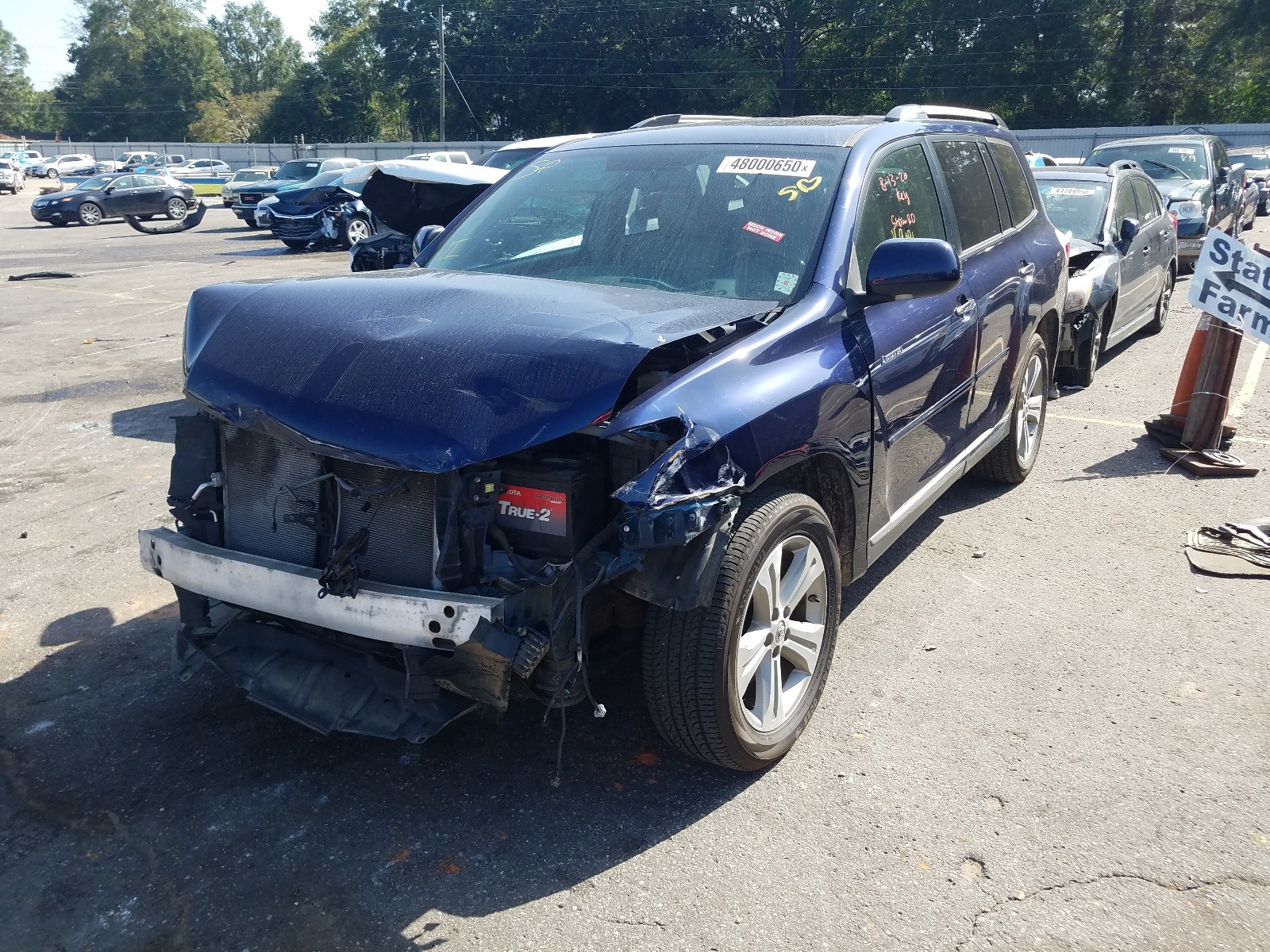 Photo 2 from auction – 2013 TOYOTA HIGHLANDER with VIN 5TDYK3EH1DS123001