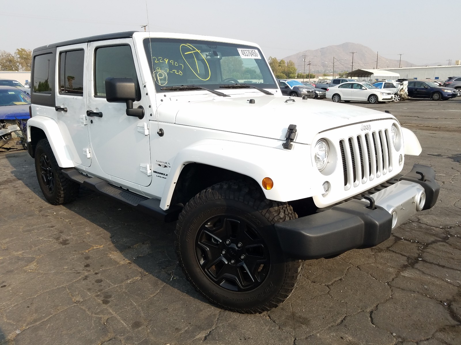 Photo 1 from auction – 2018 JEEP WRANGLER U with VIN 1C4HJWEG2JL930586