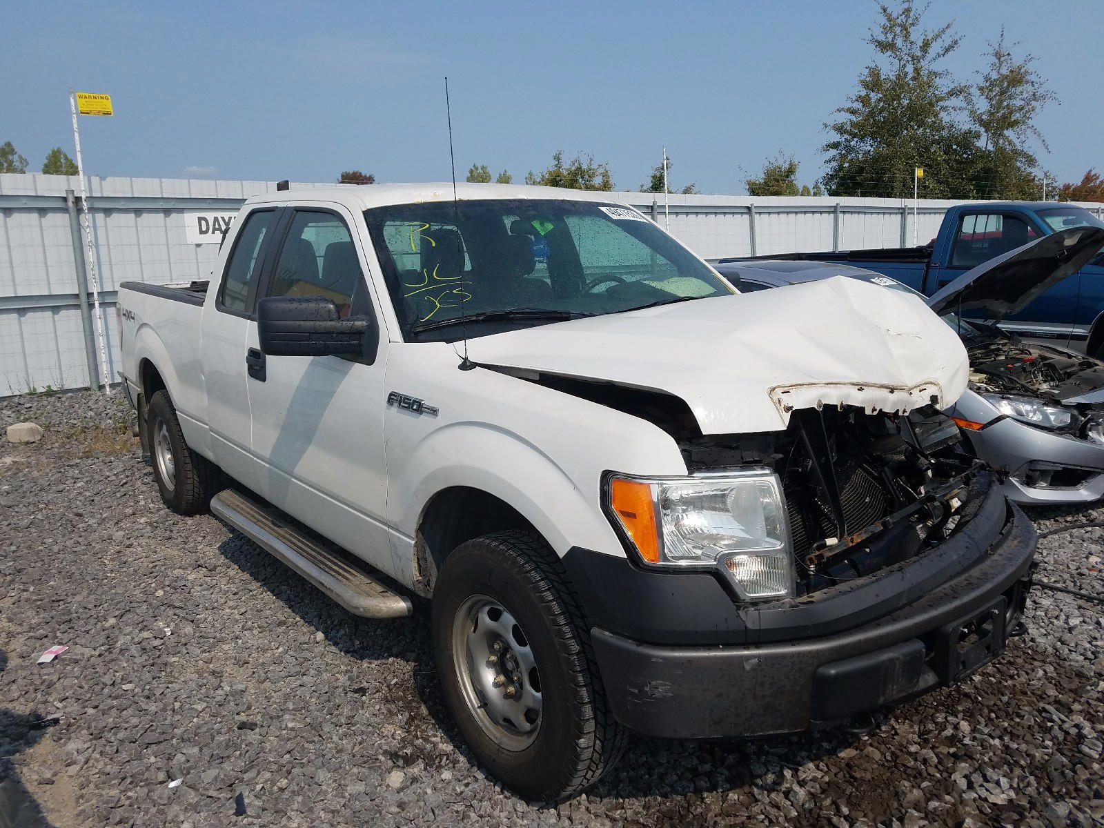 FORD F150 SUPER 2012 with VIN 1FTEX1EMXCFB88613 - Photo from auction