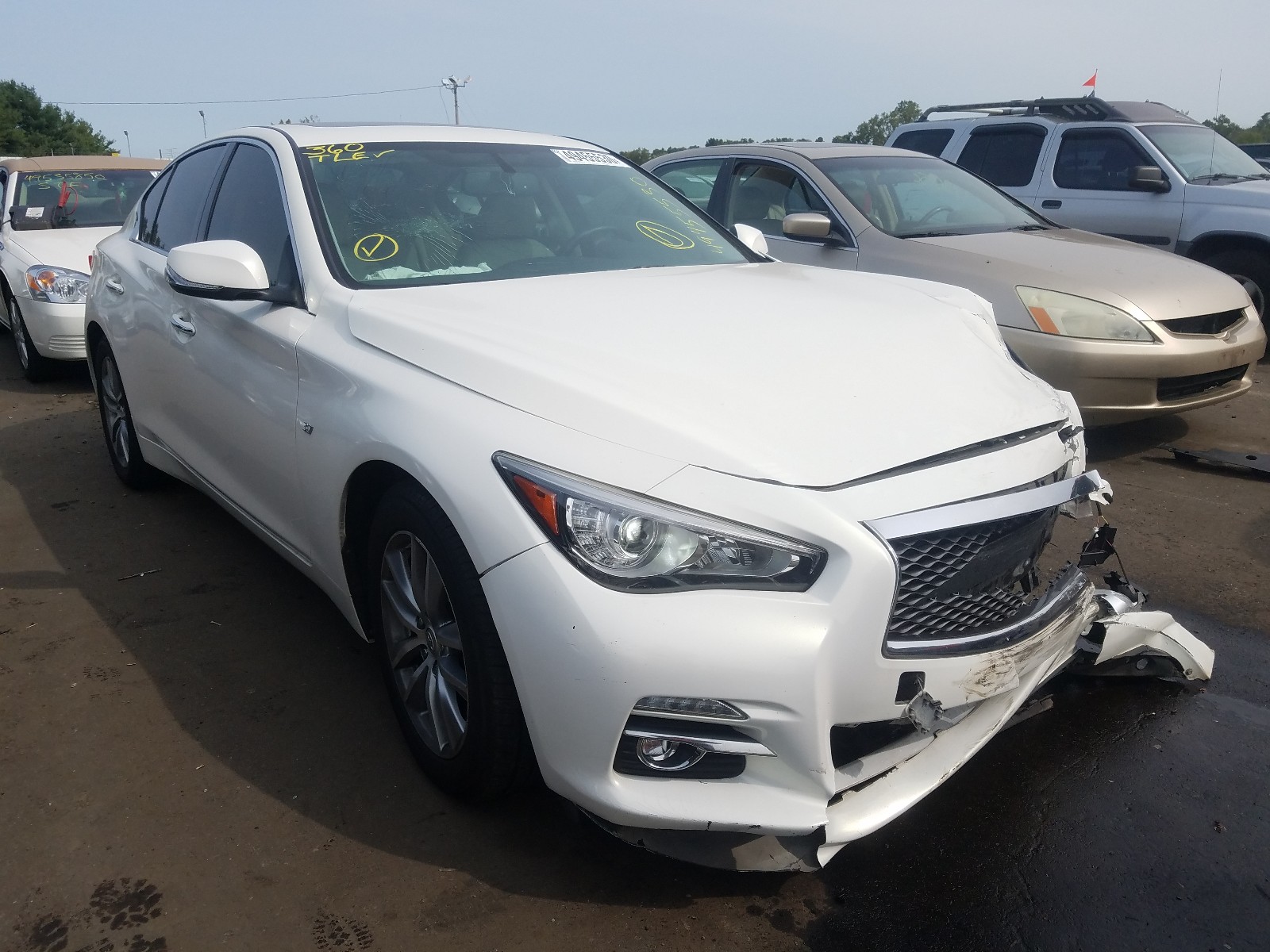 Photo 1 from auction – 2015 INFINITI Q50 BASE with VIN JN1BV7AR0FM400399