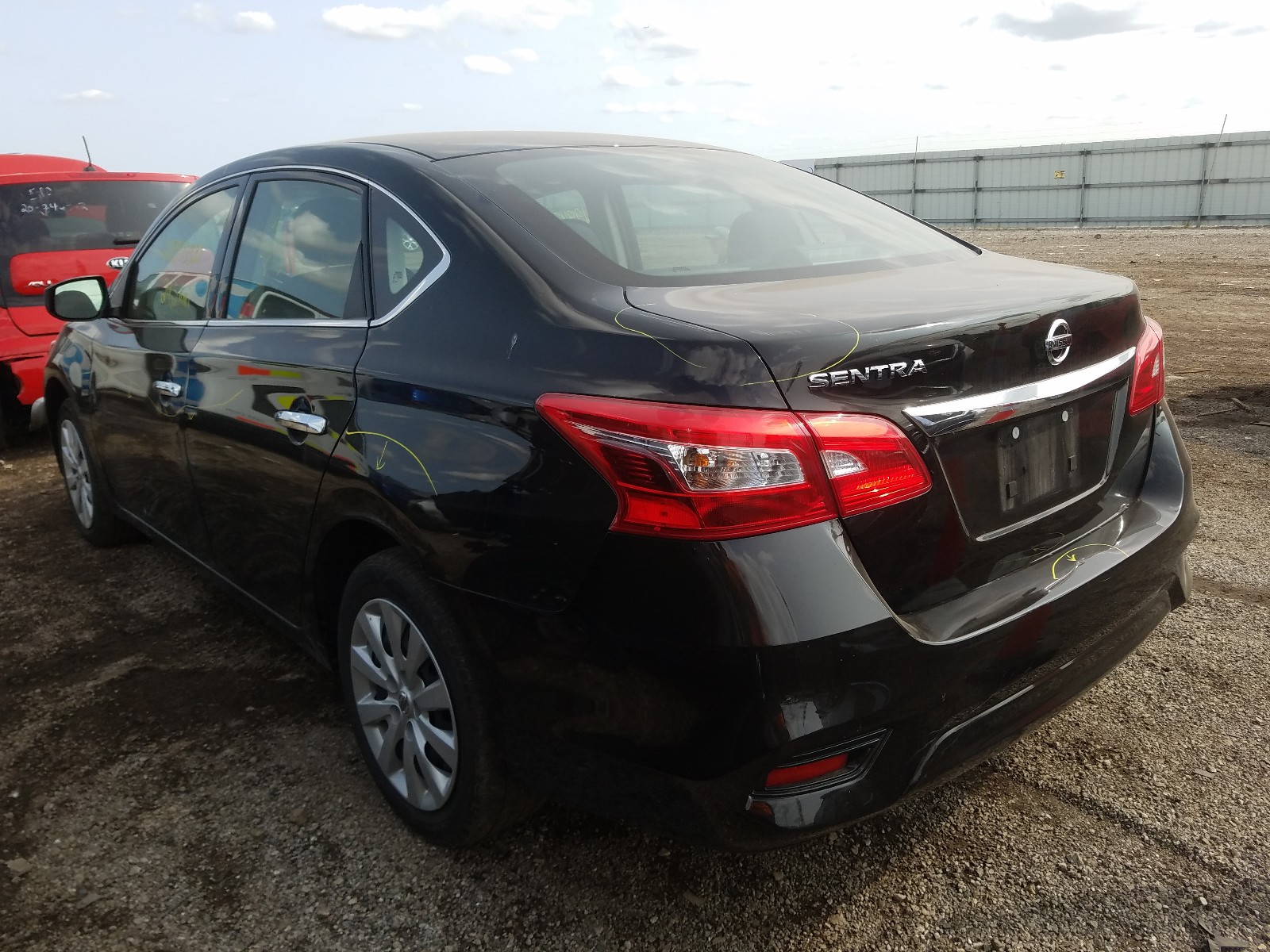 Photo 3 from auction – 2019 NISSAN SENTRA S with VIN 3N1AB7AP3KY313381