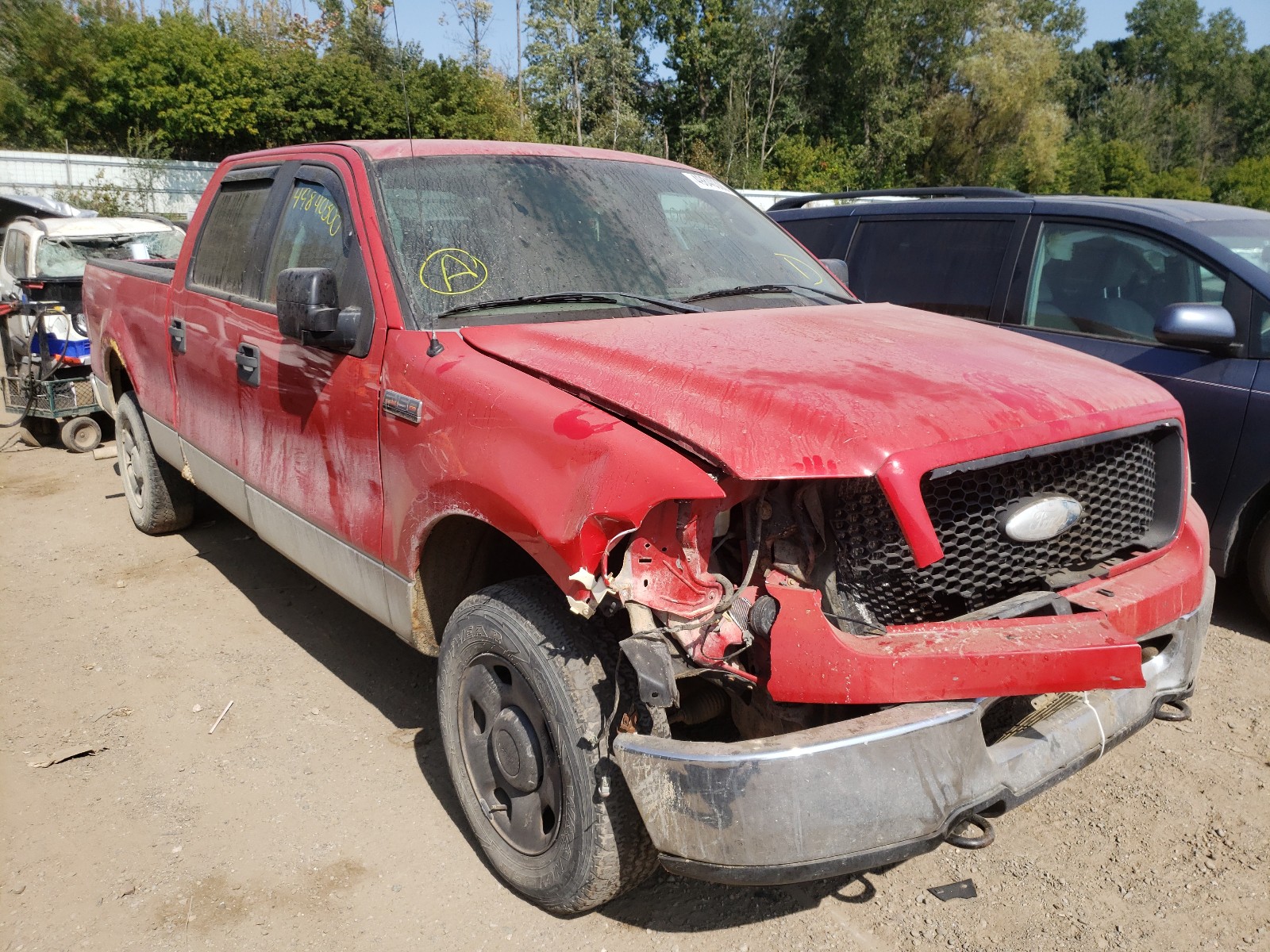 FORD F150 SUPER 2006 with VIN 1FTPW14586FA75947 - Photo from auction