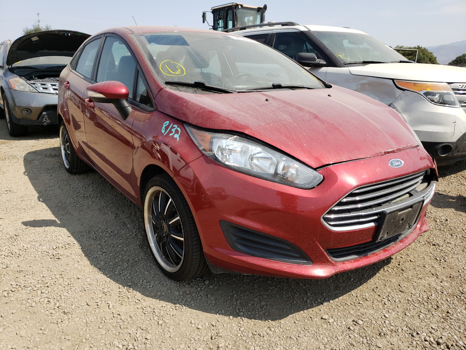 FORD FIESTA SE 2015 with VIN 3FADP4BE2FM115045 - Photo from auction
