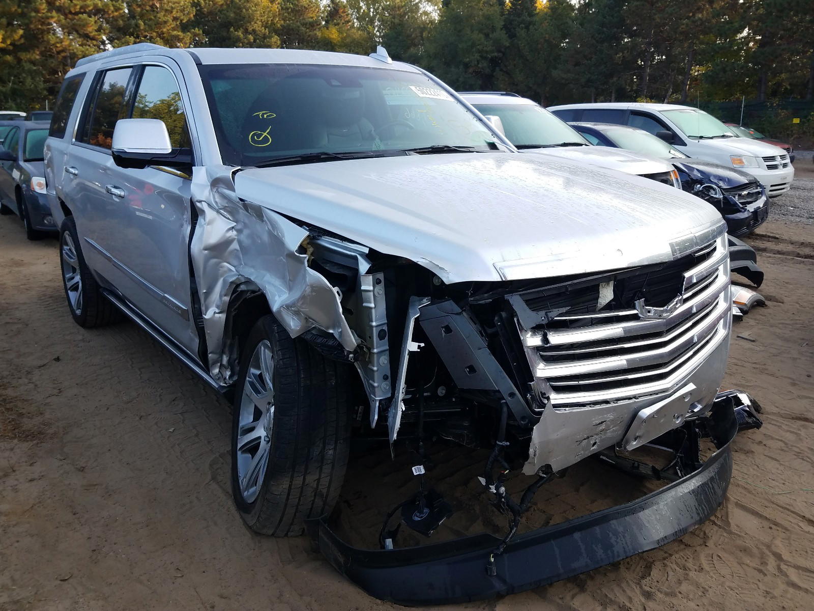 CADILLAC ESCALADE P 2019 with VIN 1GYS4DKJ6KR307420 - Photo from auction