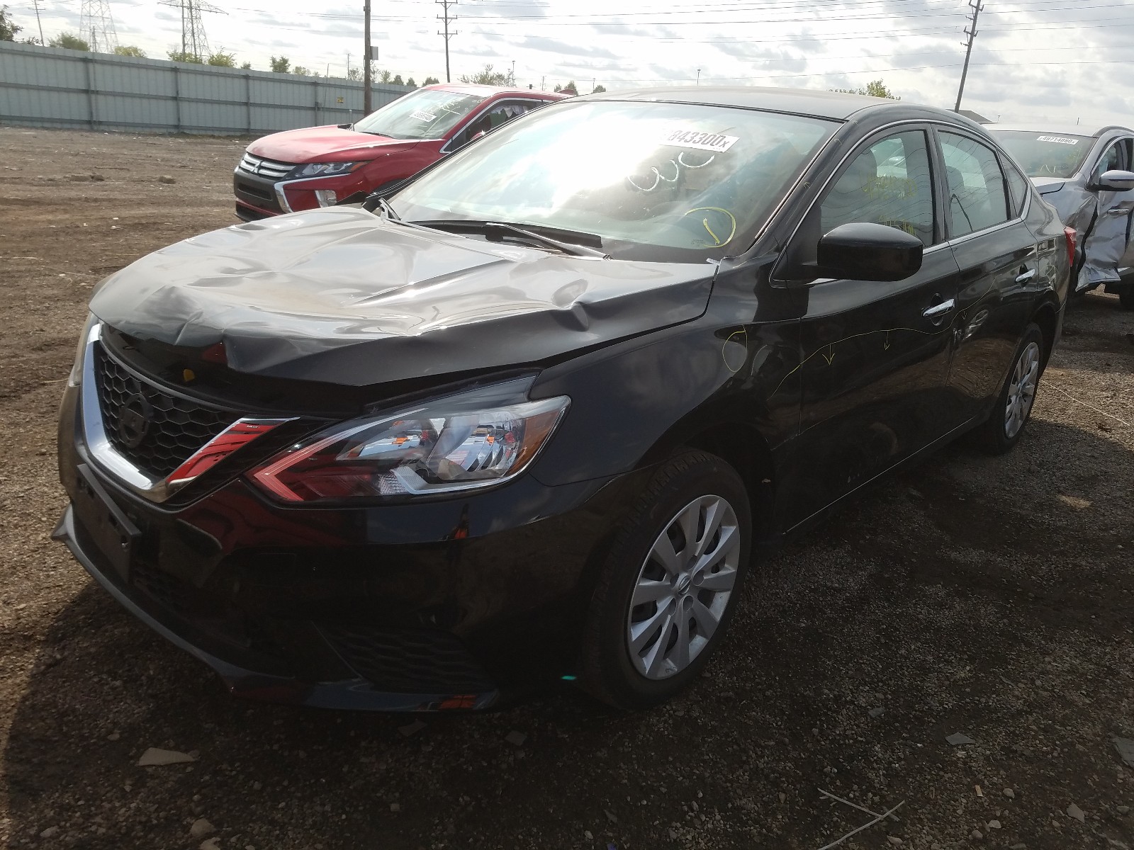 Photo 2 from auction – 2019 NISSAN SENTRA S with VIN 3N1AB7AP3KY313381