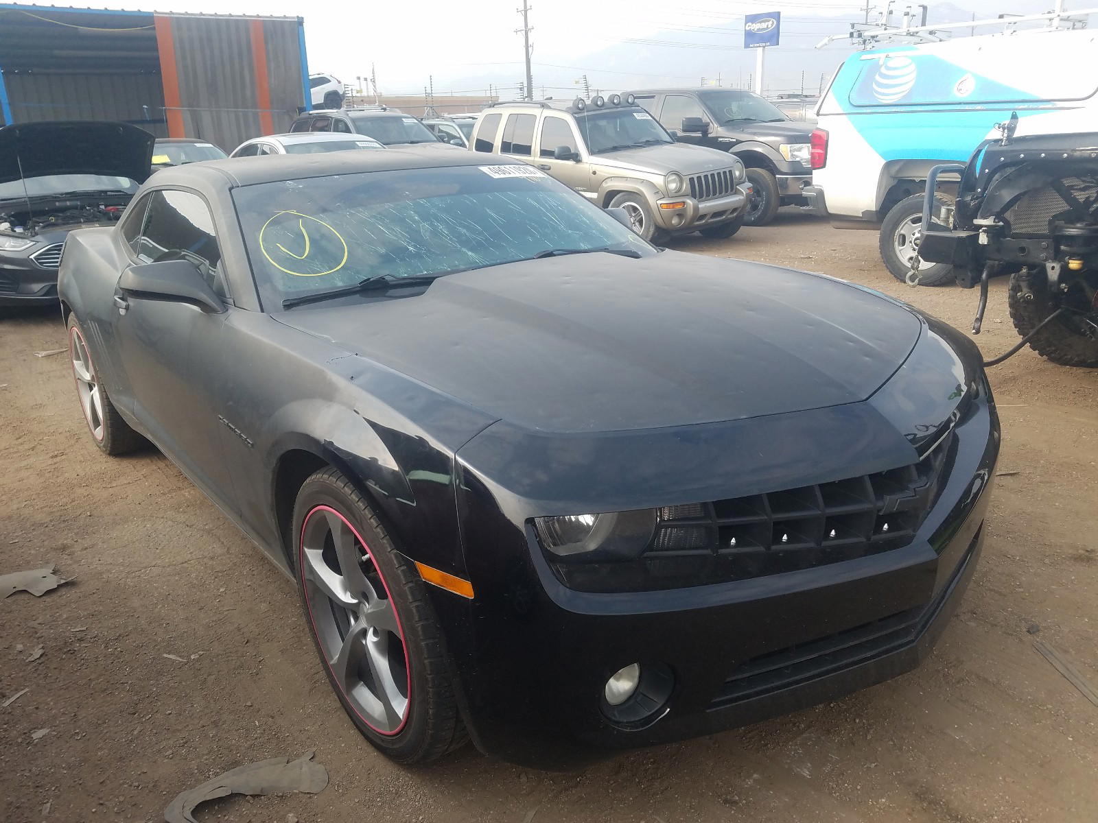 CHEVROLET CAMARO LT 2010 with VIN 2G1FC1EV8A9174703 - Photo from auction