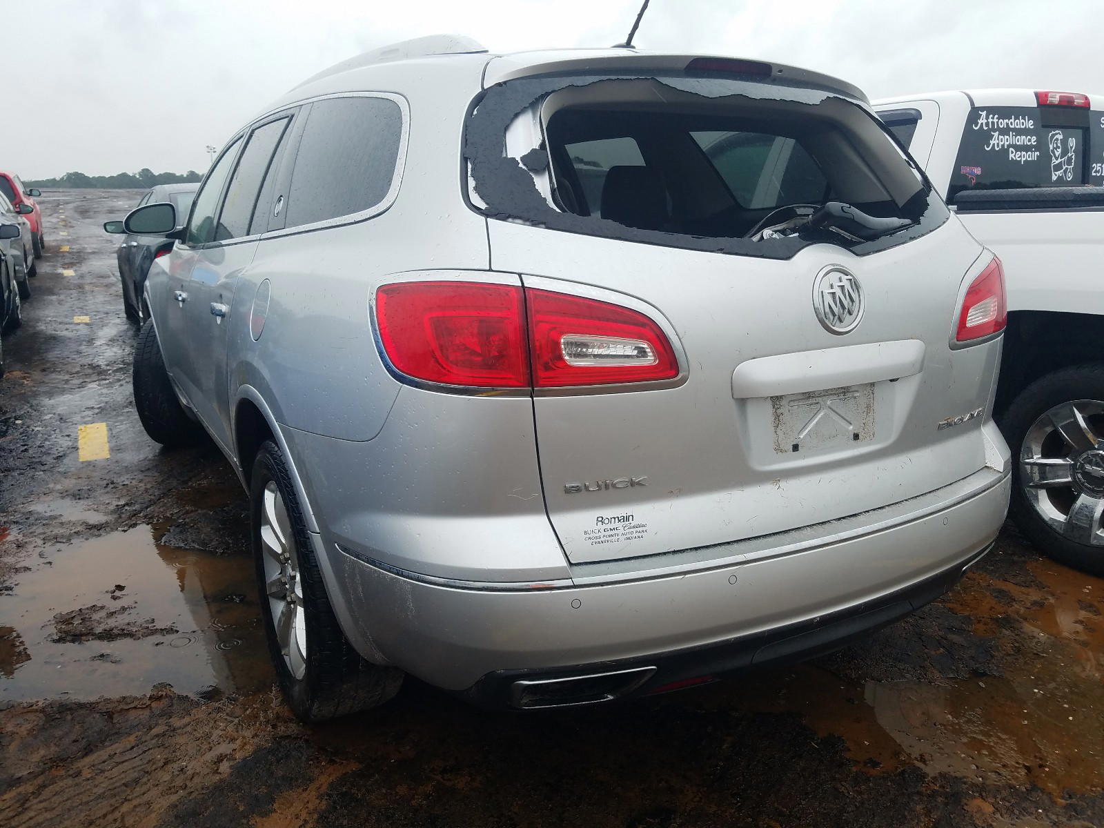 Photo 3 from auction – 2014 BUICK ENCLAVE with VIN 5GAKRCKD1EJ192743
