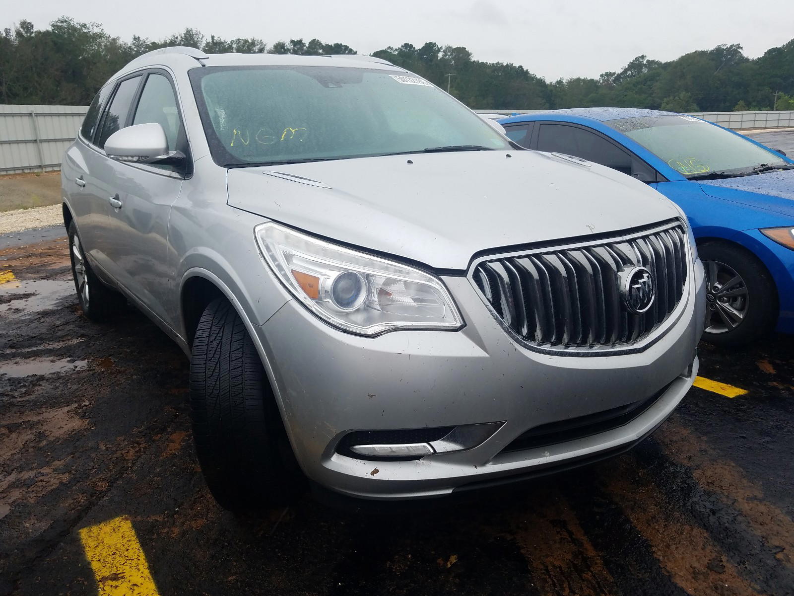 BUICK ENCLAVE 2014 with VIN 5GAKRCKD1EJ192743 - Photo from auction