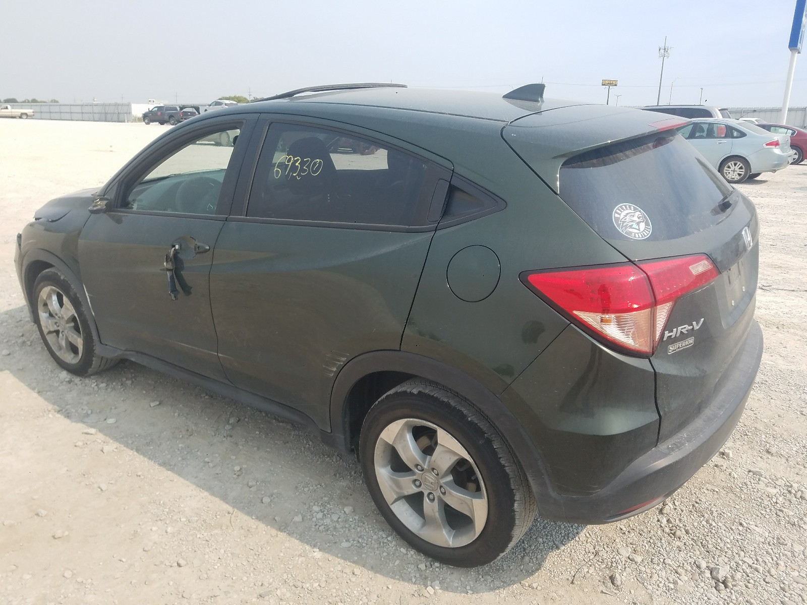 Photo 3 from auction – 2016 HONDA HR-V EX with VIN 3CZRU6H54GM751635