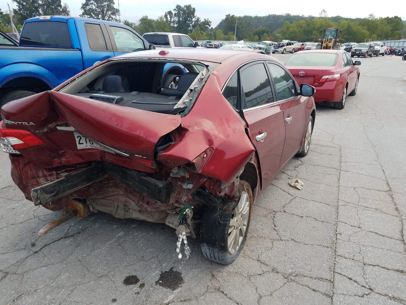 Photo 4 from auction – 2015 NISSAN SENTRA S with VIN 3N1AB7AP1FY311411
