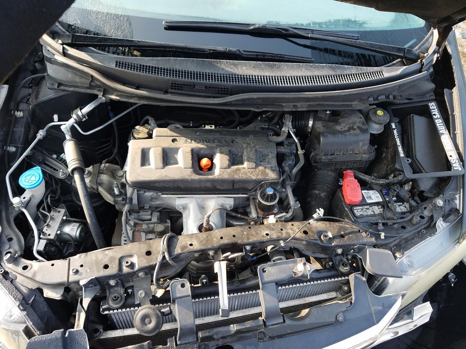 Photo 7 from auction – 2012 HONDA CIVIC LX with VIN 19XFB2F51CE046967