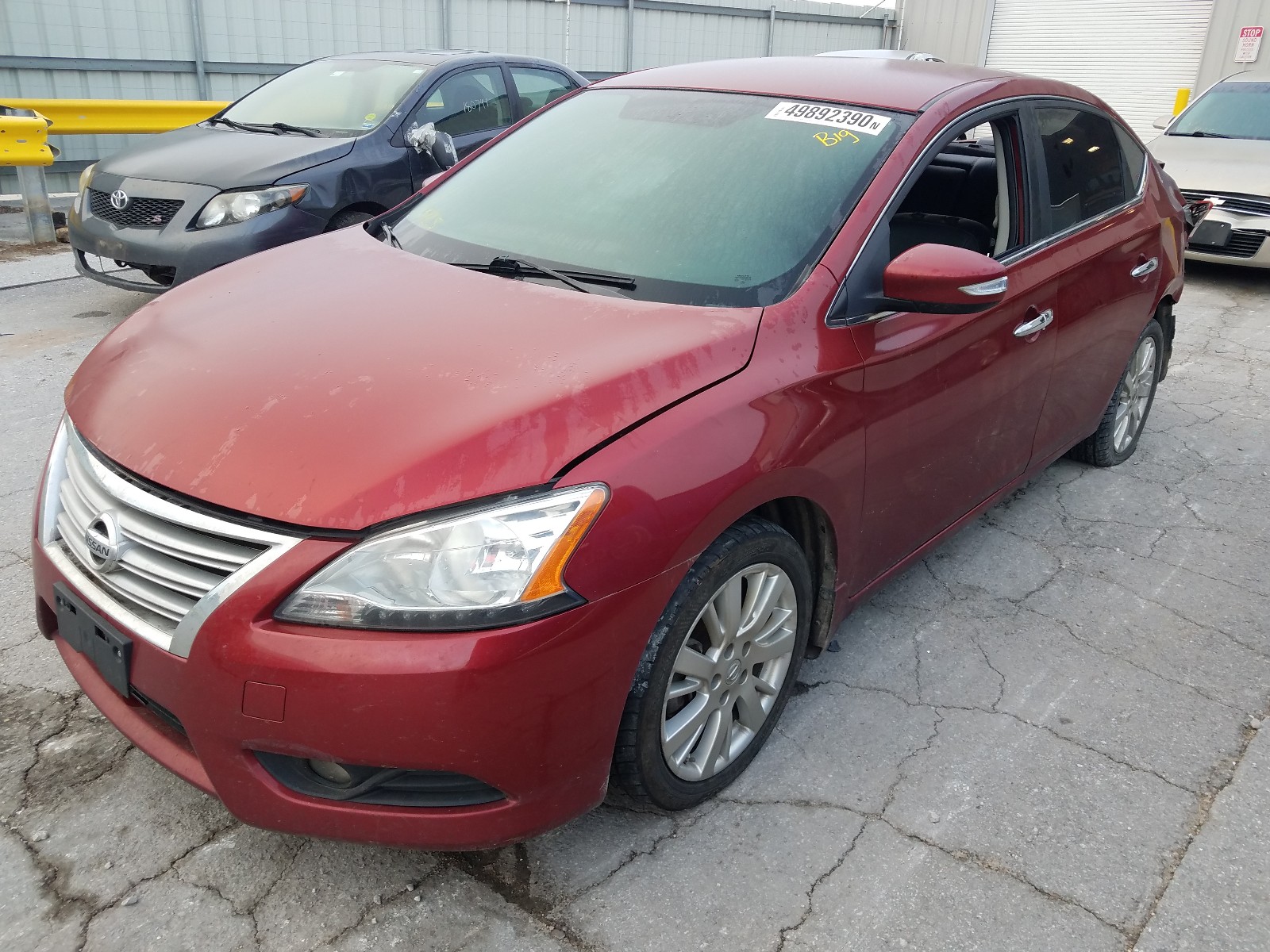 Photo 2 from auction – 2015 NISSAN SENTRA S with VIN 3N1AB7AP1FY311411