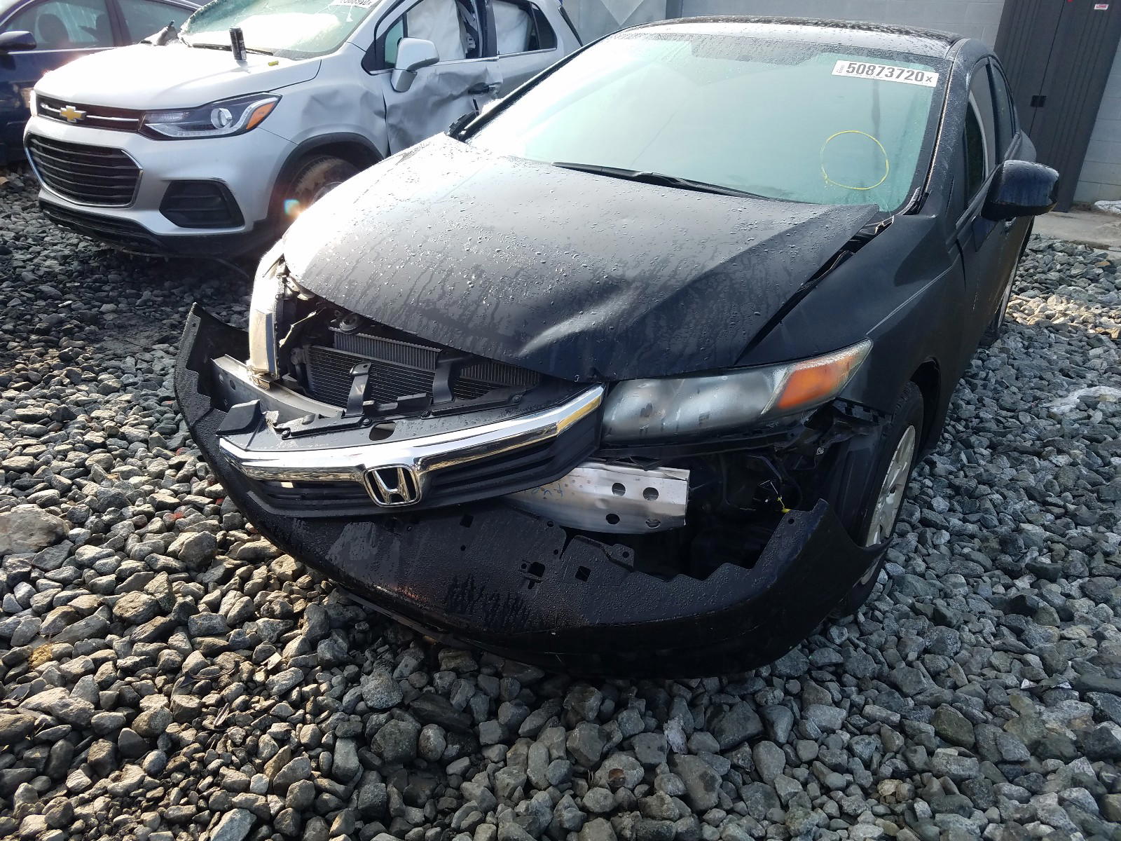 Photo 9 from auction – 2012 HONDA CIVIC LX with VIN 19XFB2F51CE046967