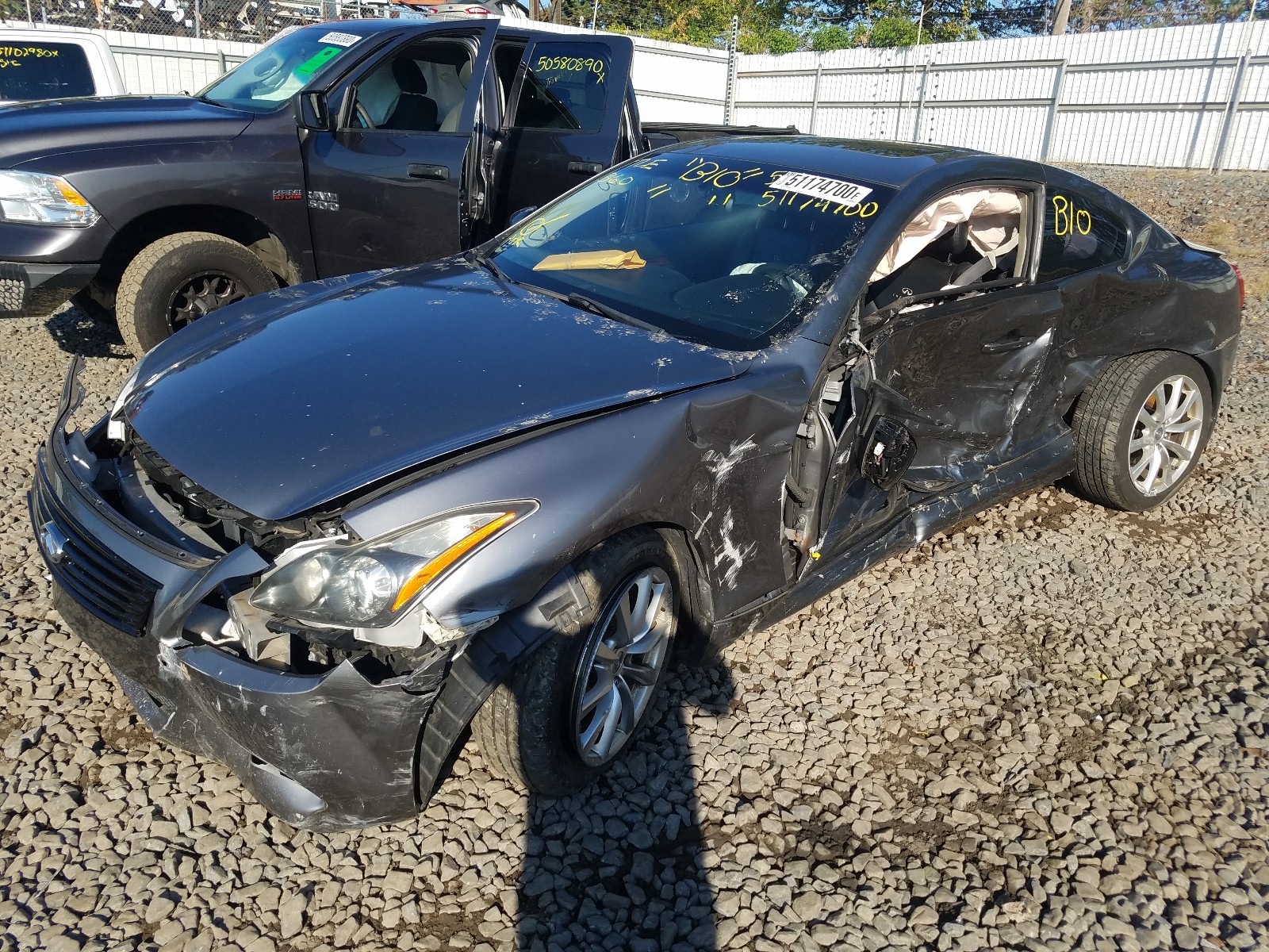 Photo 2 from auction – 2011 INFINITI G37 with VIN JN1CV6EL5BM261630