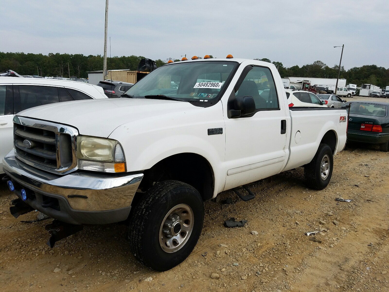 Photo 2 from auction – 2003 FORD F250 SUPER with VIN 1FTNF21L73EA36221