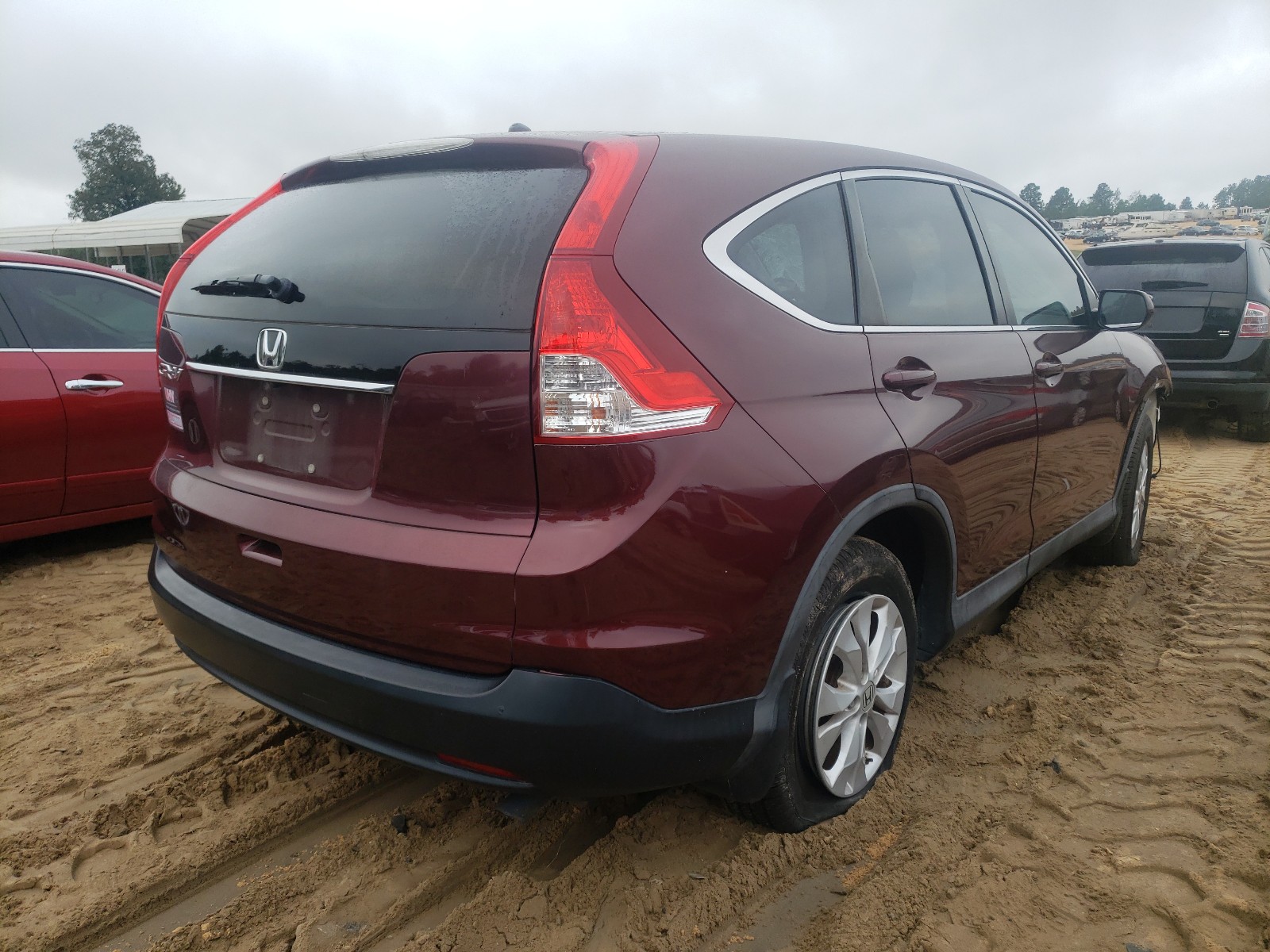 Photo 4 from auction – 2012 HONDA CR-V EX with VIN 5J6RM3H53CL018678