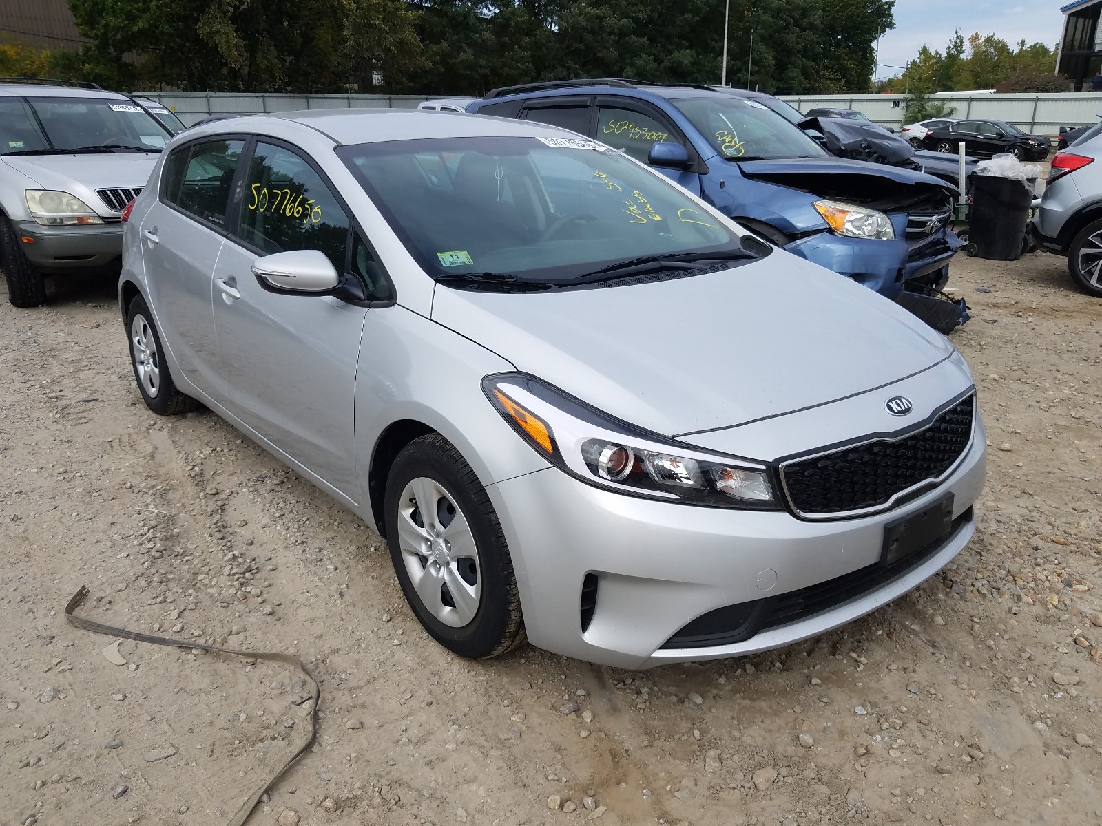 KIA FORTE LX 2017 with VIN KNAFK5A83H5702413 - Photo from auction
