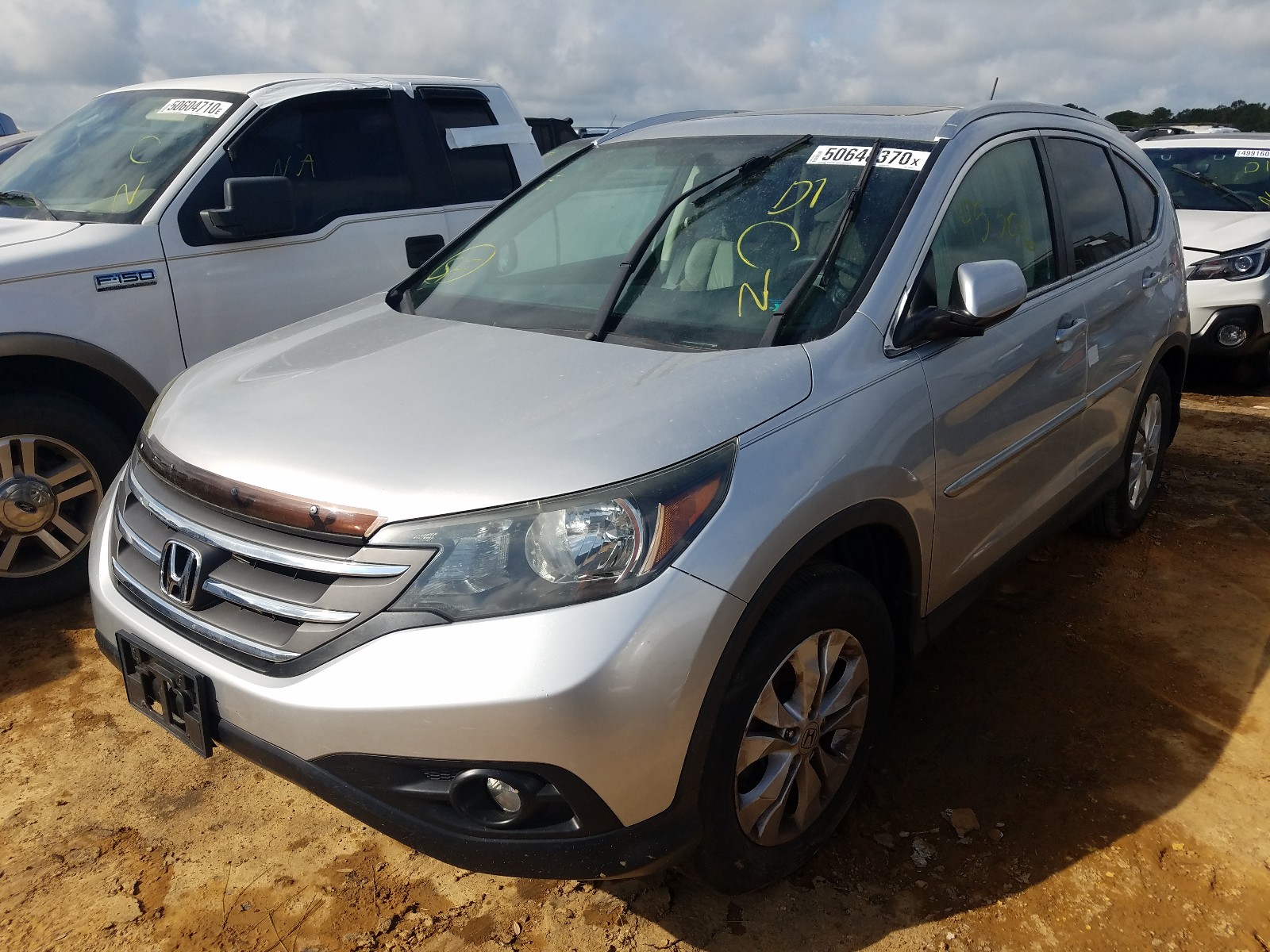 Photo 2 from auction – 2014 HONDA CR-V EXL with VIN 2HKRM3H71EH516831