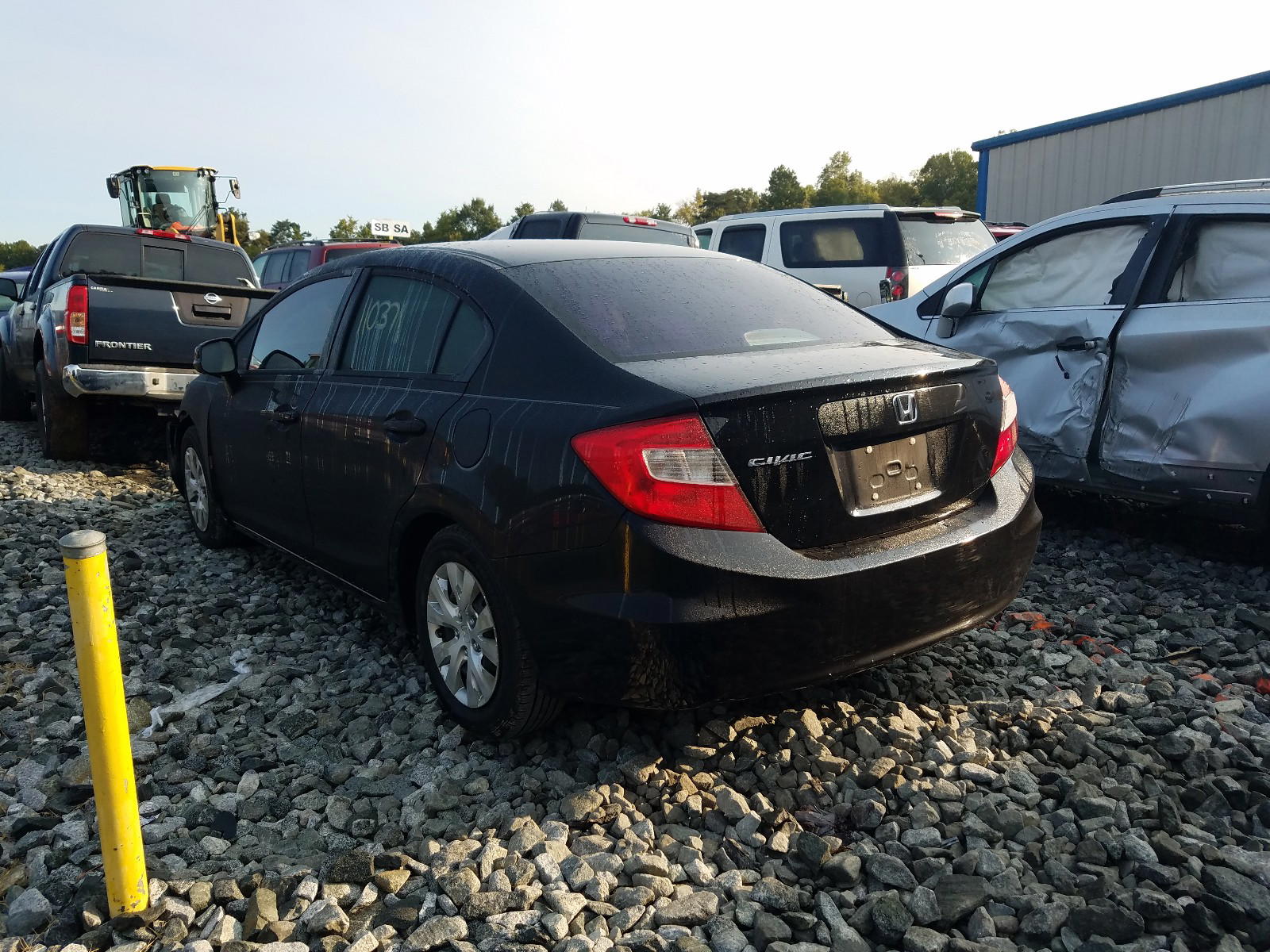 Photo 3 from auction – 2012 HONDA CIVIC LX with VIN 19XFB2F51CE046967