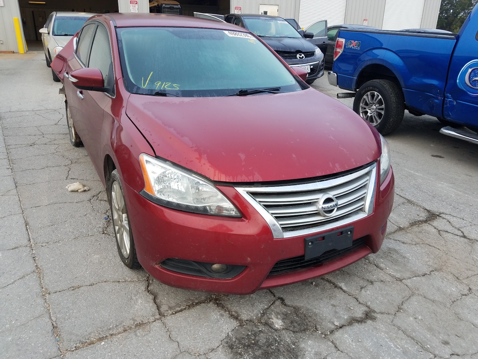 NISSAN SENTRA S 2015 with VIN 3N1AB7AP1FY311411 - Photo from auction