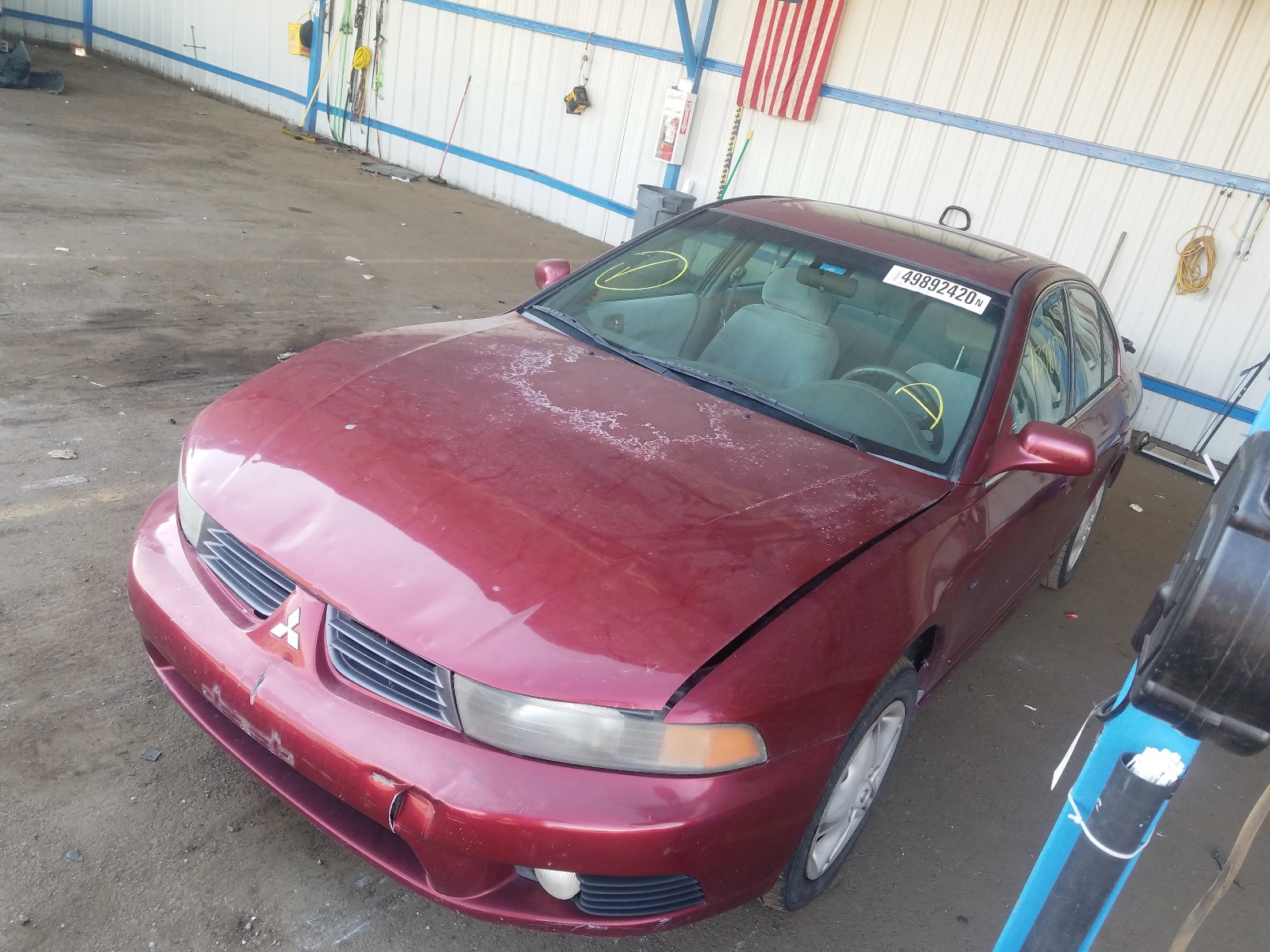 Photo 2 from auction – 2002 MITSUBISHI GALANT ES with VIN 4A3AA46H72E027270