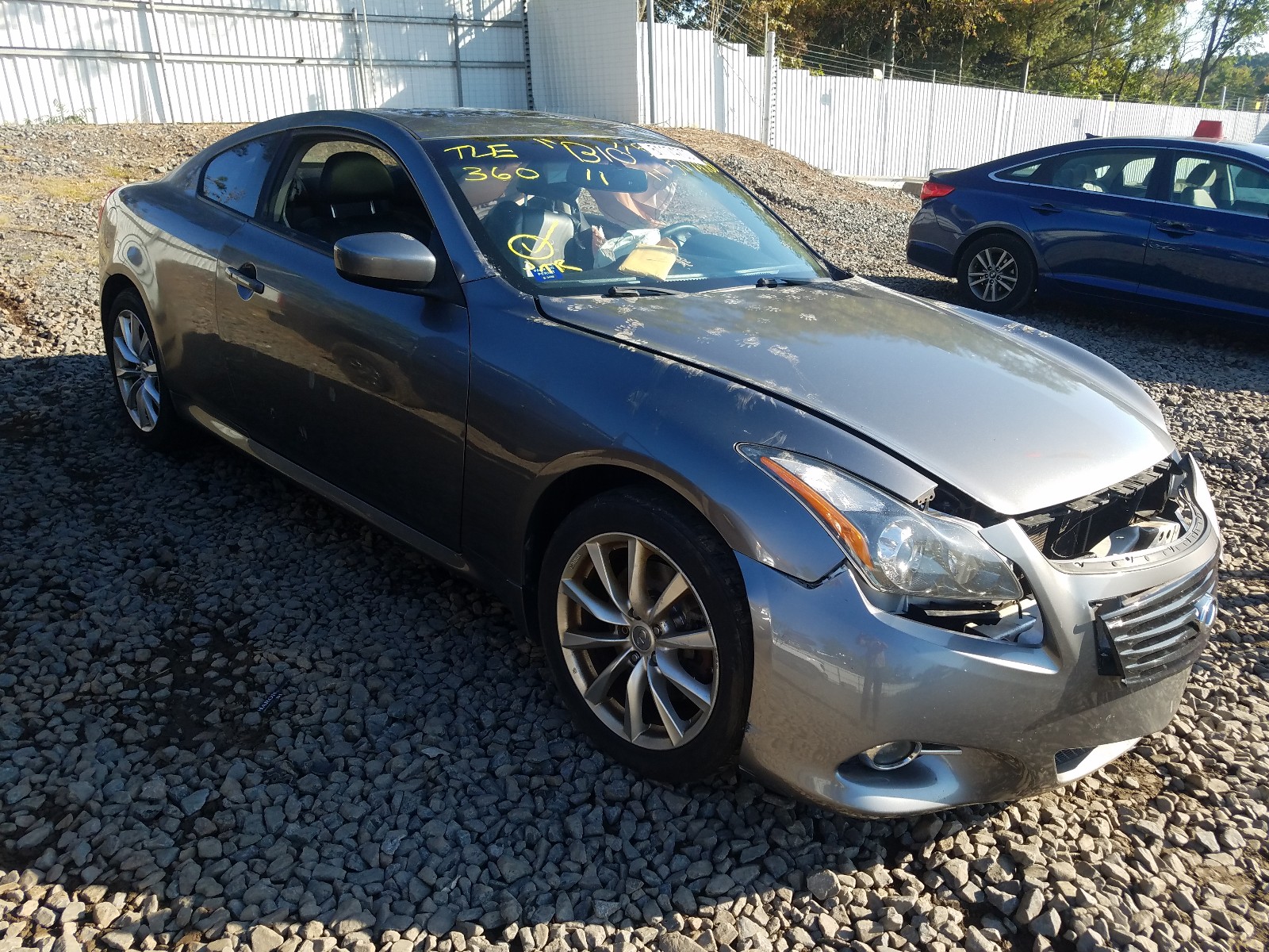INFINITI G37 2011 with VIN JN1CV6EL5BM261630 - Photo from auction