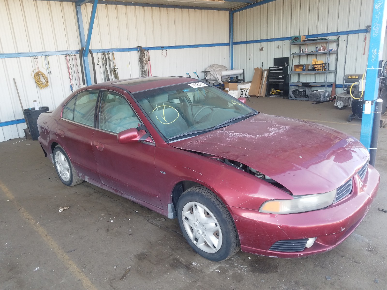 MITSUBISHI GALANT ES 2002 with VIN 4A3AA46H72E027270 - Photo from auction