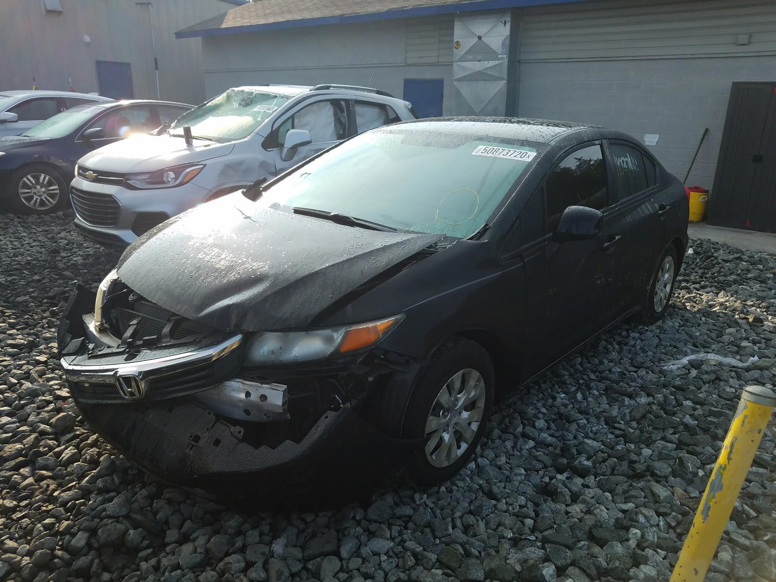 Photo 2 from auction – 2012 HONDA CIVIC LX with VIN 19XFB2F51CE046967
