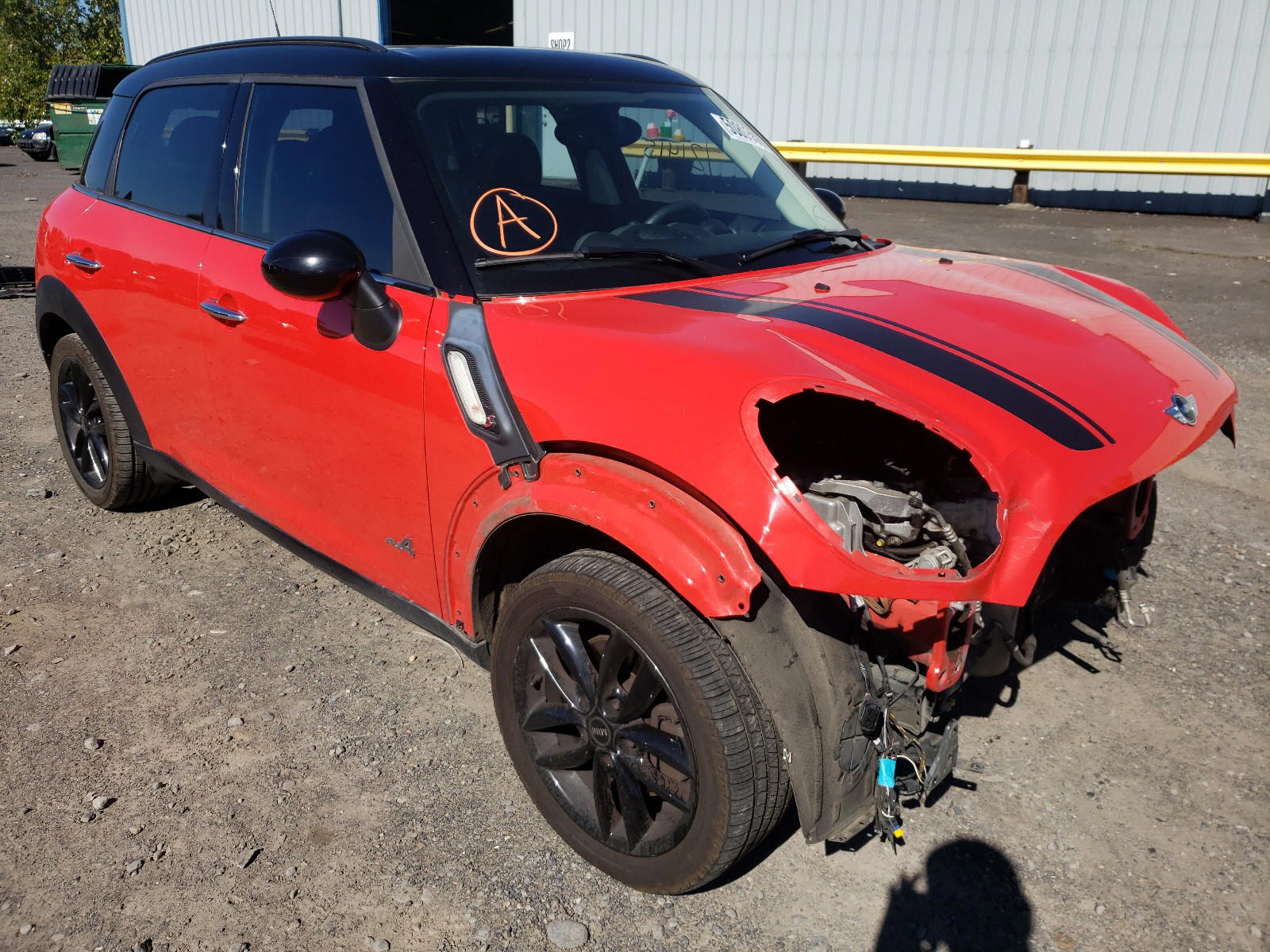 MINI COOPER S C 2012 with VIN WMWZC5C56CWL59287 - Photo from auction