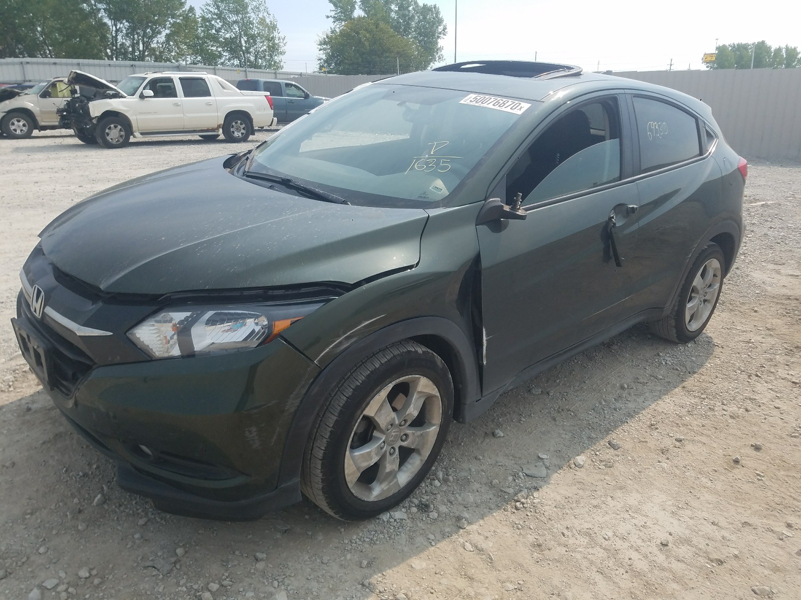 Photo 2 from auction – 2016 HONDA HR-V EX with VIN 3CZRU6H54GM751635