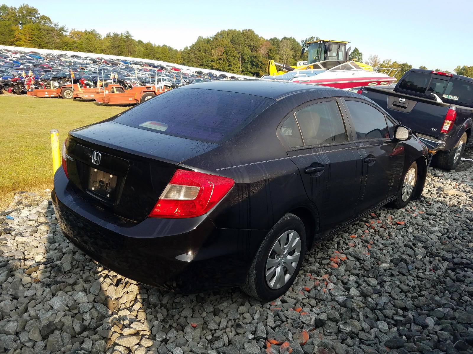 Photo 4 from auction – 2012 HONDA CIVIC LX with VIN 19XFB2F51CE046967