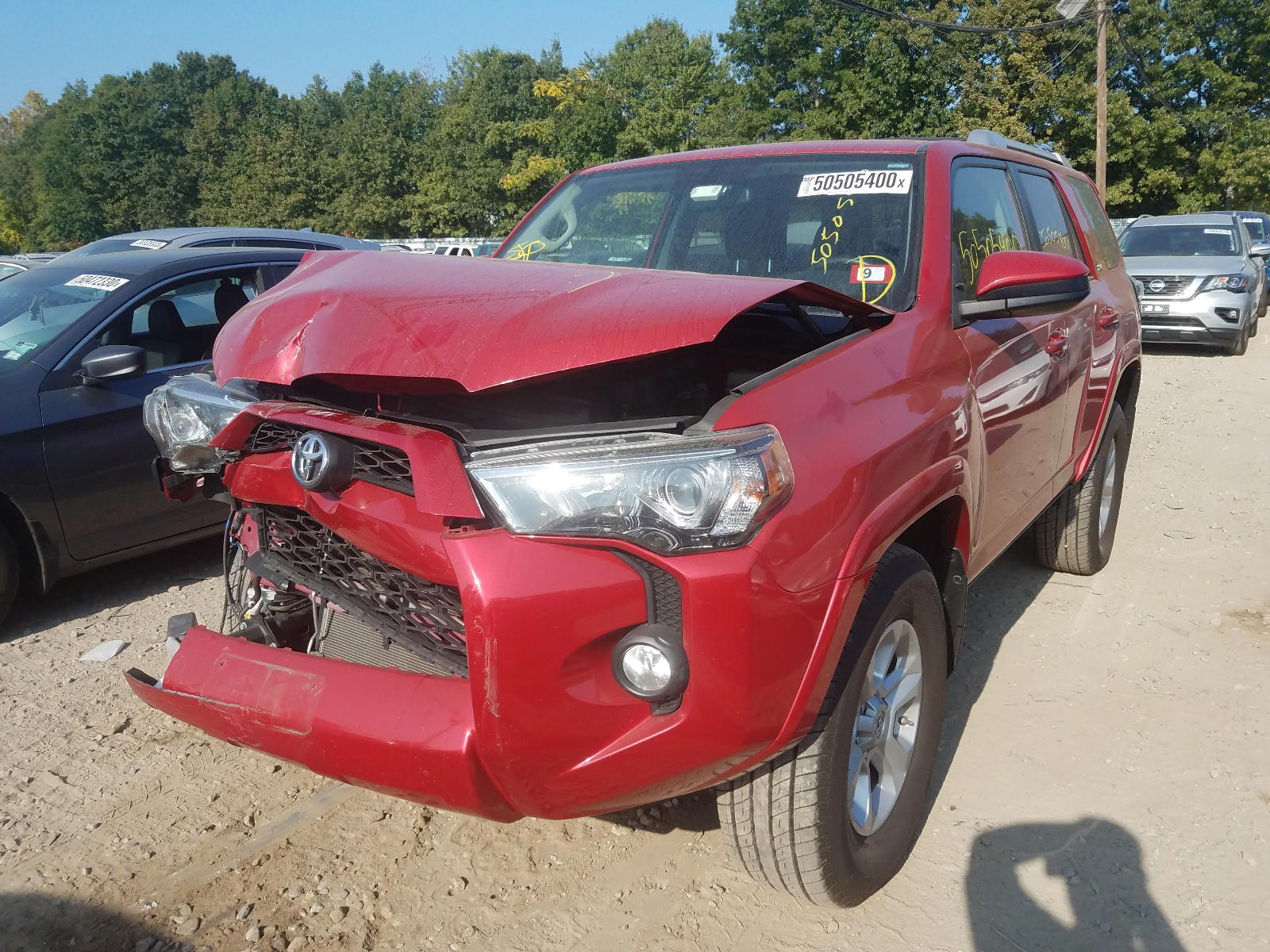 Photo 2 from auction – 2016 TOYOTA 4RUNNER SR with VIN JTEBU5JR2G5303104