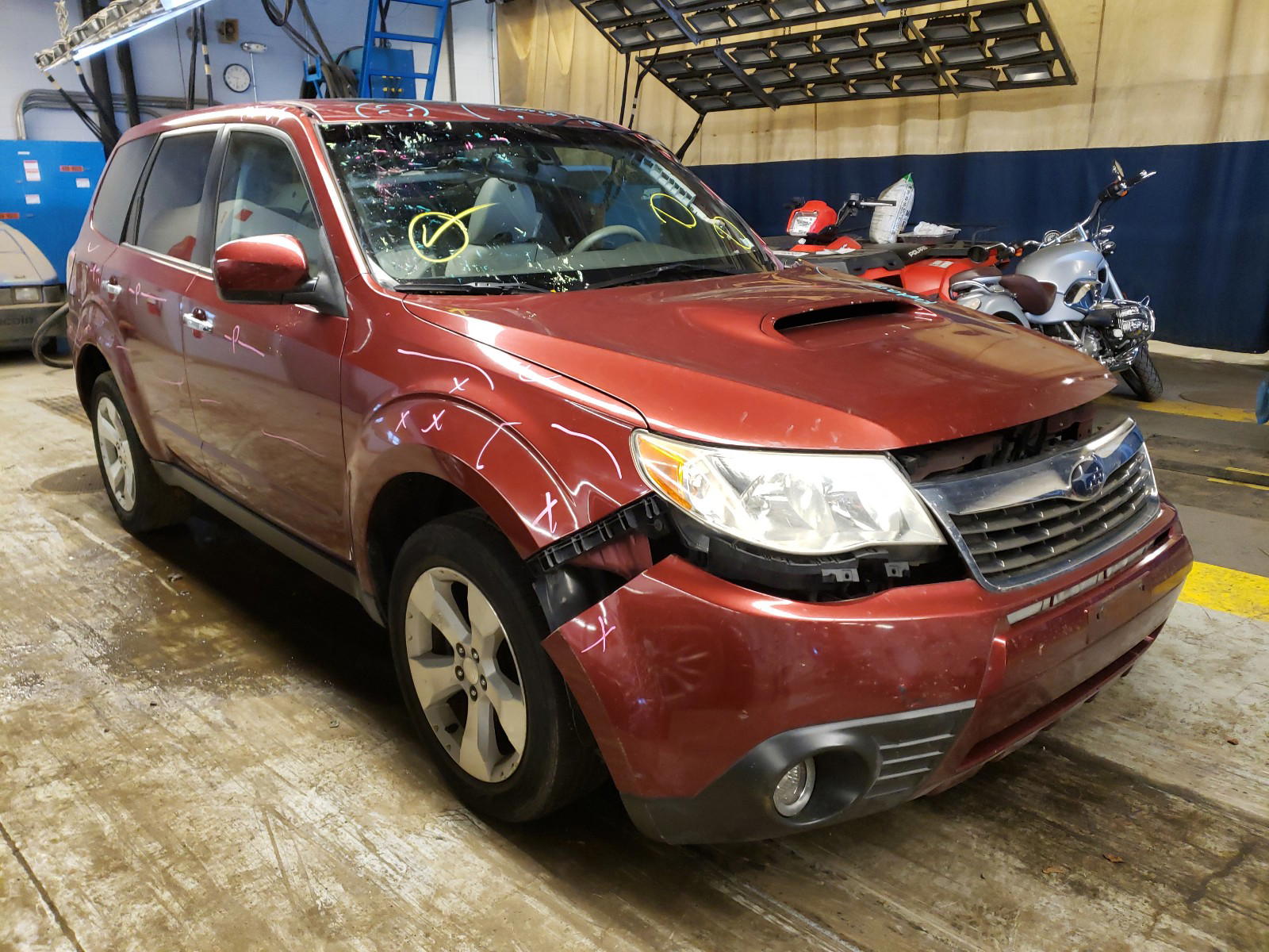 SUBARU FORESTER 2 2010 with VIN JF2SH6EC6AH720852 - Photo from auction