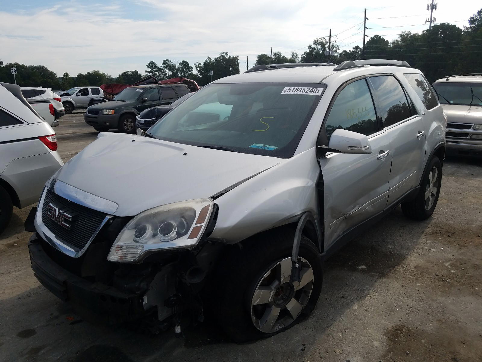 Photo 2 from auction – 2012 GMC ACADIA SLT with VIN 1GKKRRED2CJ346150