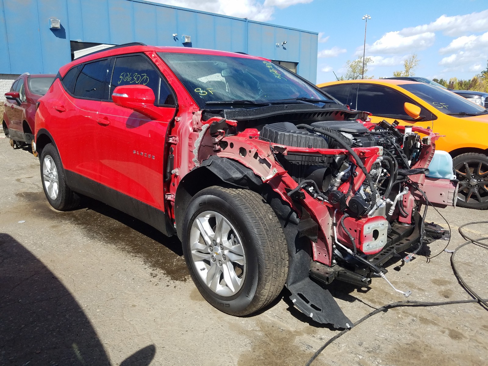Photo 1 from auction – 2020 CHEVROLET BLAZER 2LT with VIN 3GNKBCRS1LS709789