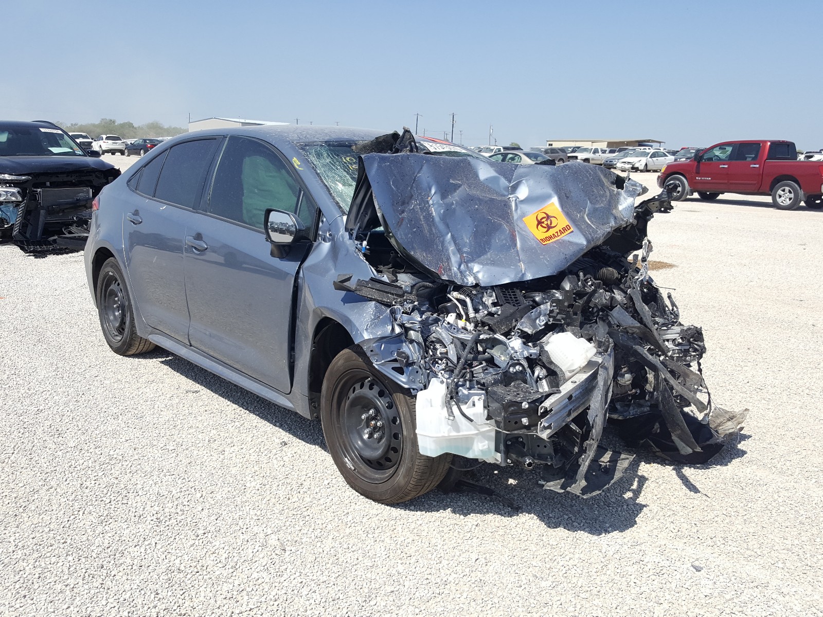 Photo 1 from auction – 2021 TOYOTA COROLLA LE with VIN JTDEPMAE5MJ123117