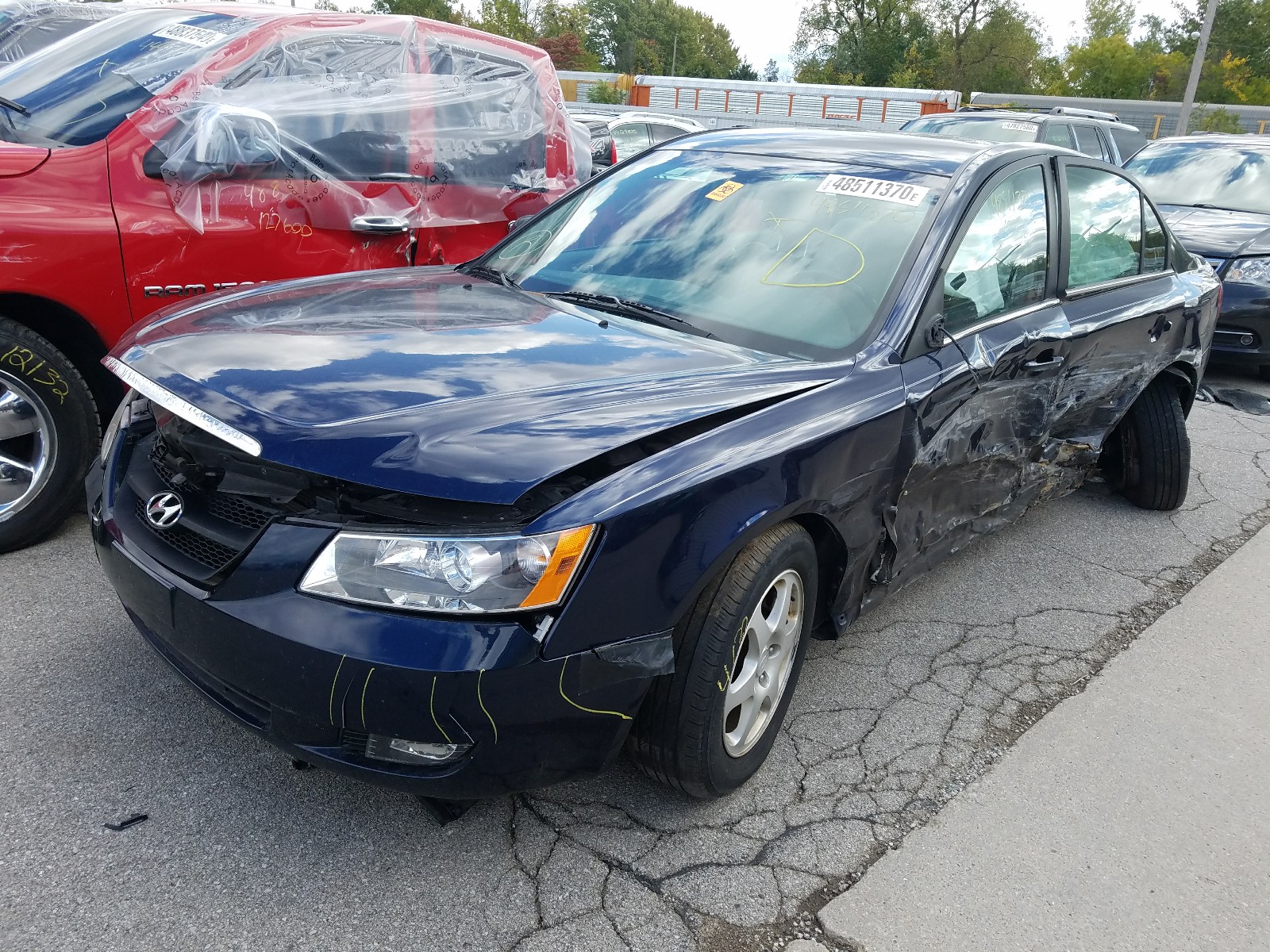 Photo 2 from auction – 2006 HYUNDAI SONATA GLS with VIN 5NPEU46F86H085789