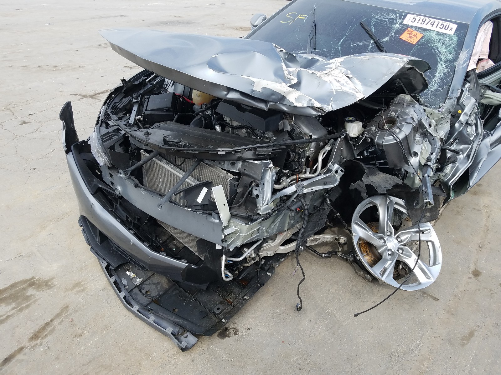 Photo 9 from auction – 2019 CHEVROLET CAMARO LS with VIN 1G1FB1RX6K0123226