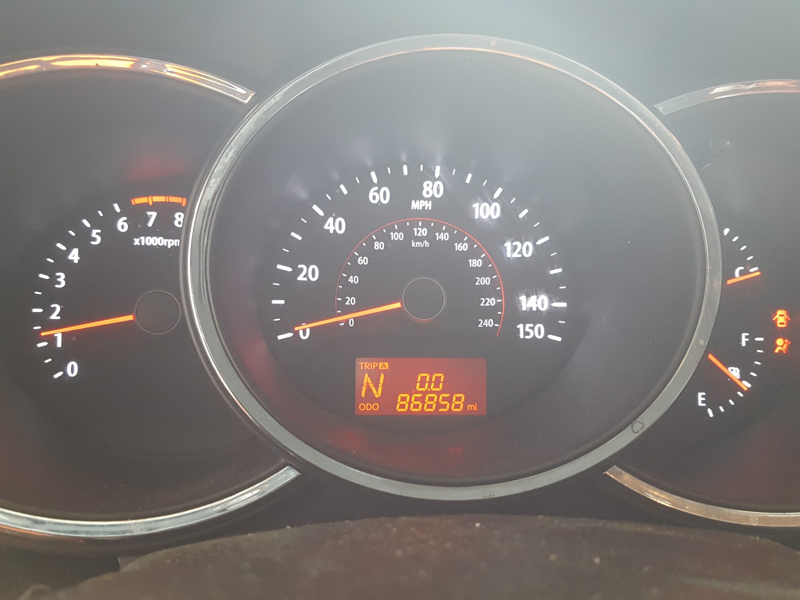 Photo 8 from auction – 2012 KIA SORENTO BA with VIN 5XYKT3A19CG204691