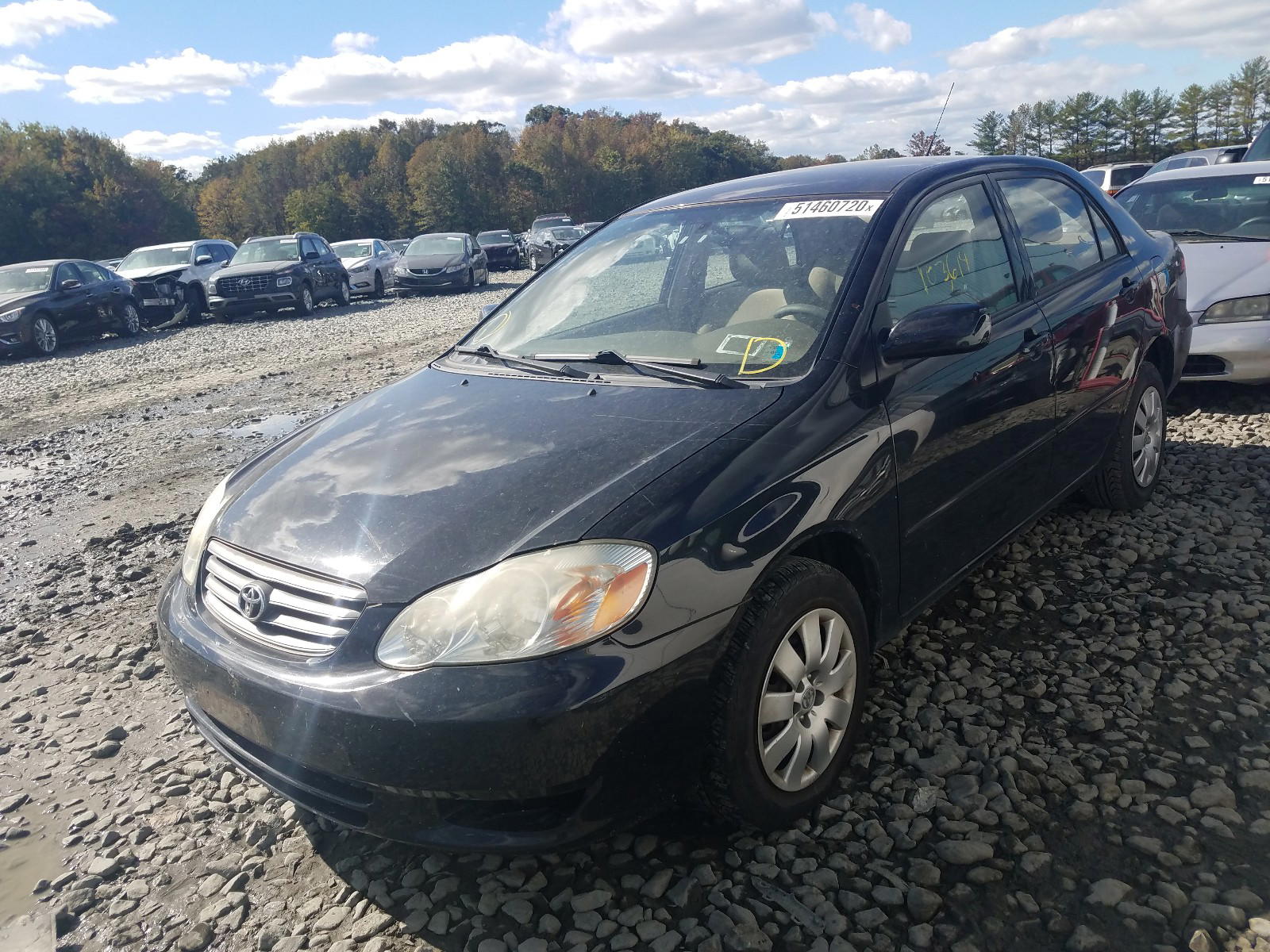 Photo 2 from auction – 2003 TOYOTA COROLLA CE with VIN JTDBR32E530038773